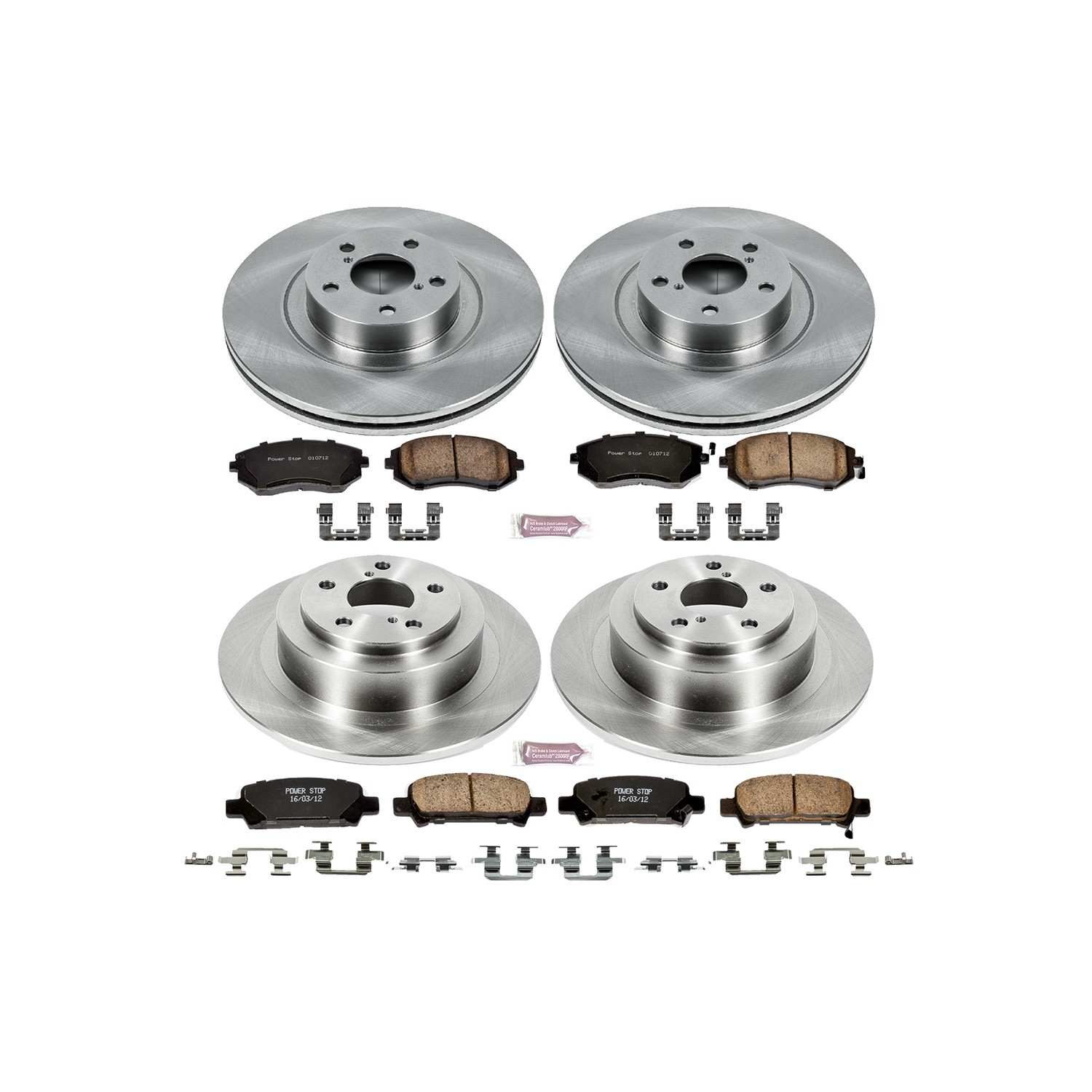Power Stop 04-06 Subaru Baja Front & Rear Autospecialty Brake Kit
