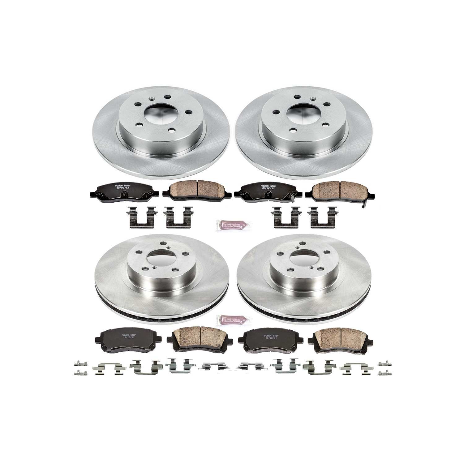 Power Stop 00-02 Subaru Legacy Front & Rear Autospecialty Brake Kit