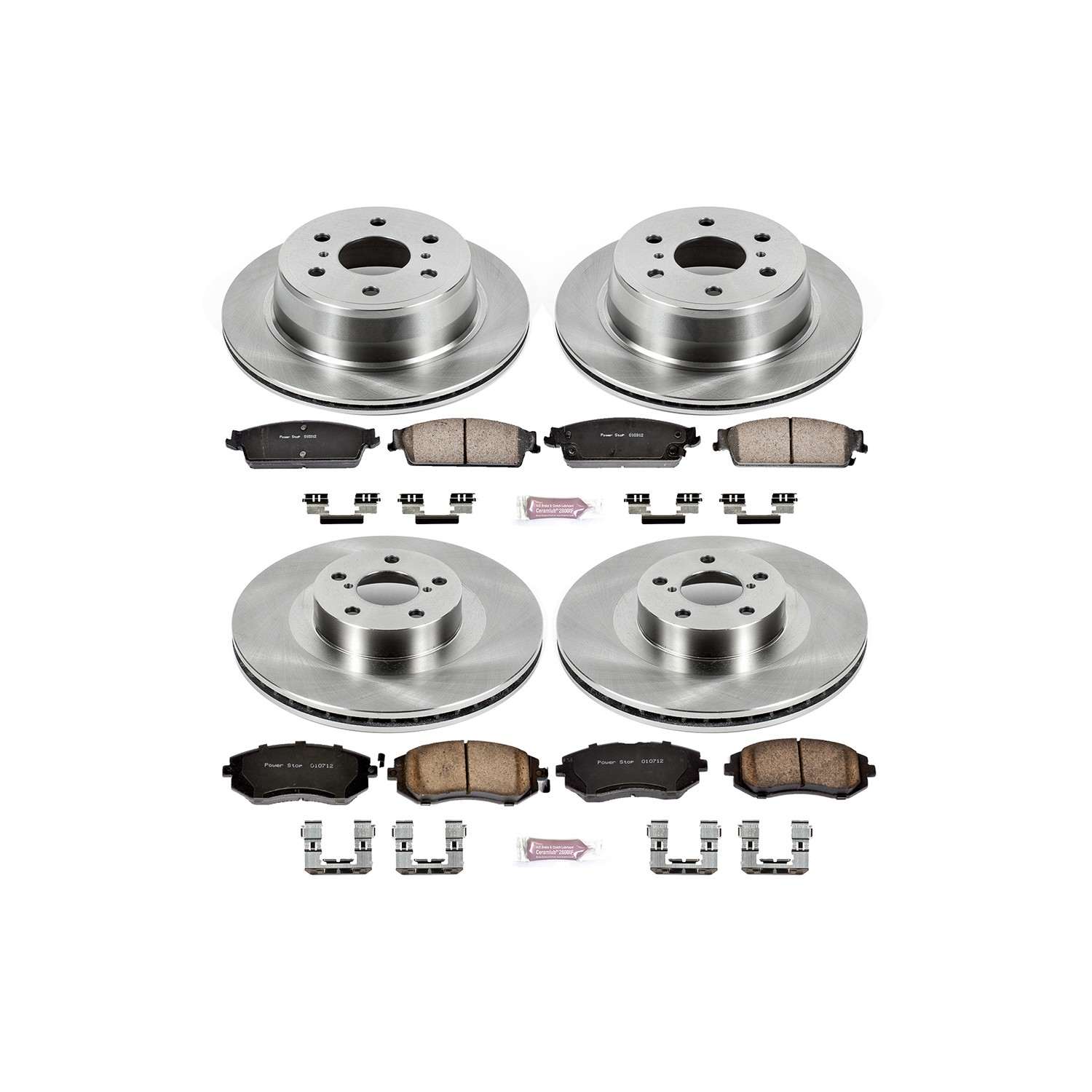 Power Stop 03-06 Subaru Baja Front & Rear Autospecialty Brake Kit