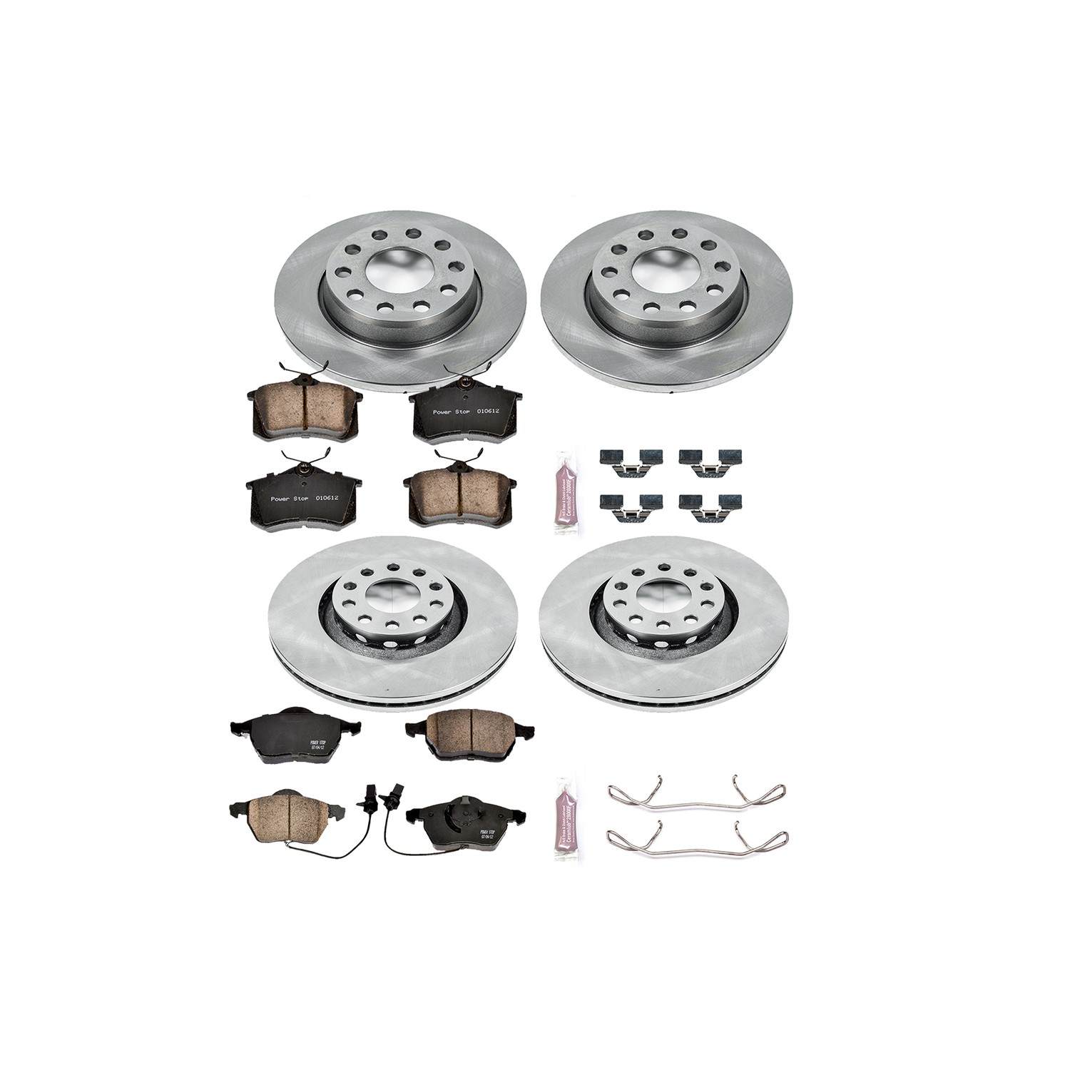 Power Stop 02-05 Audi A4 Front & Rear Autospecialty Brake Kit