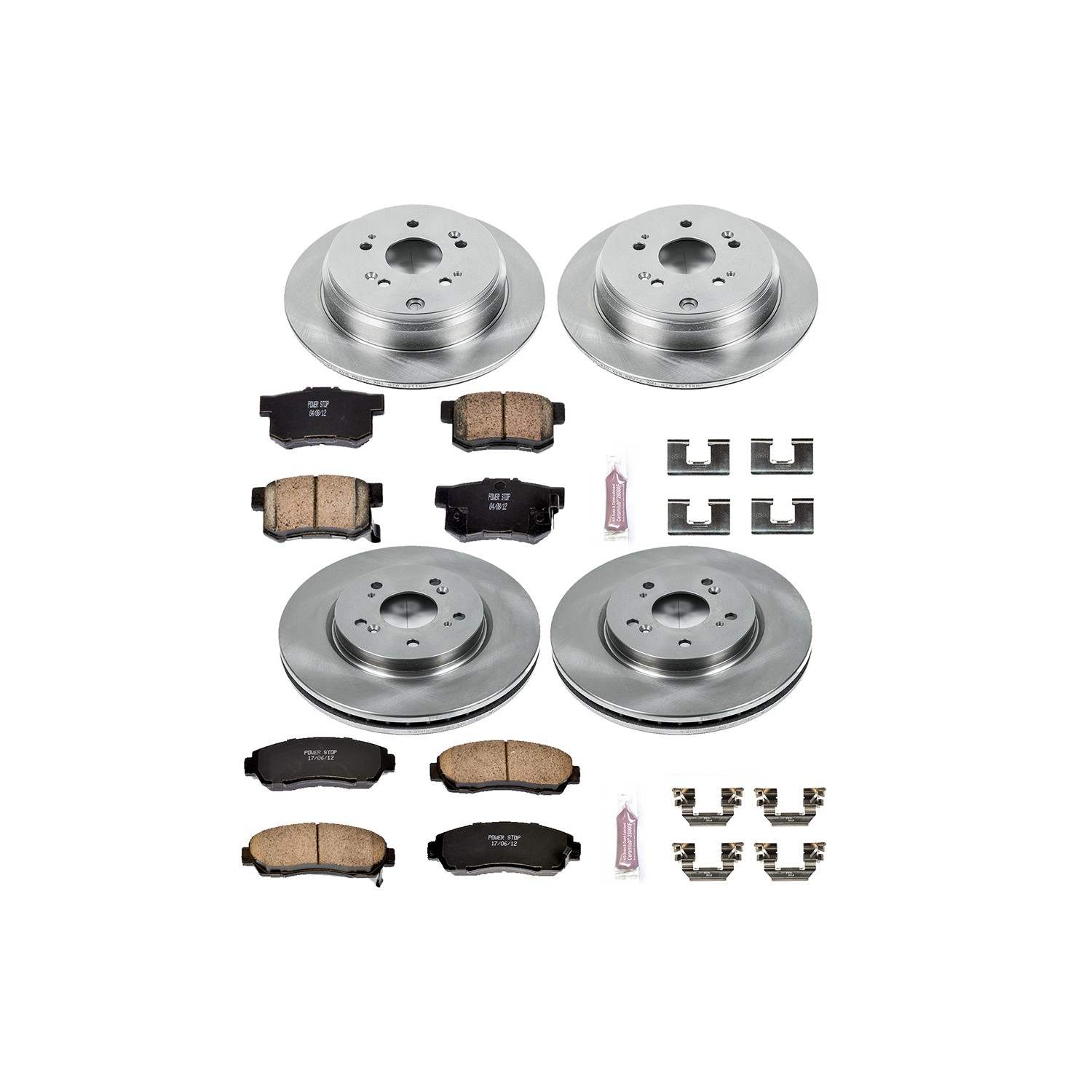 Power Stop 07-09 Acura RDX Front & Rear Autospecialty Brake Kit