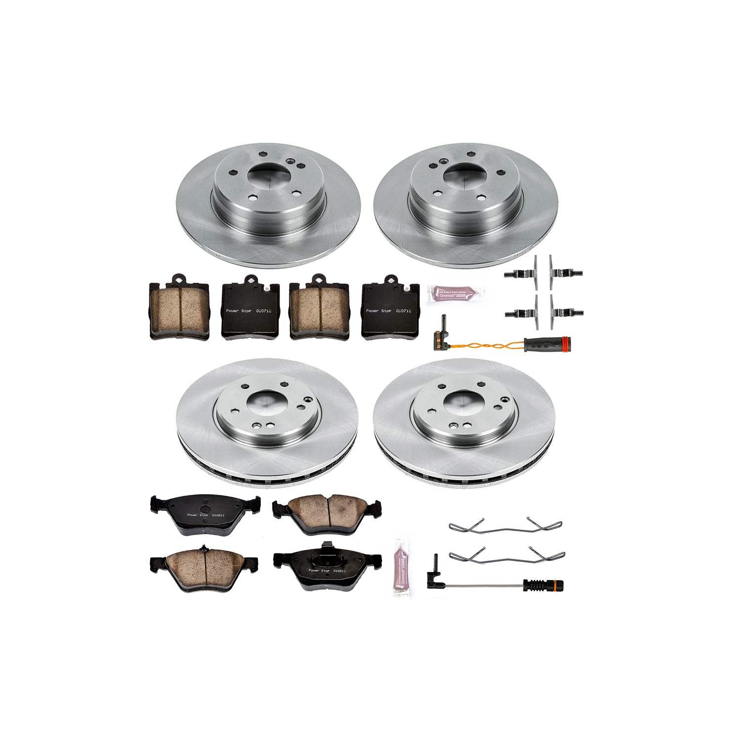 Power Stop 00-02 Mercedes-Benz CLK320 Front & Rear Autospecialty Brake Kit