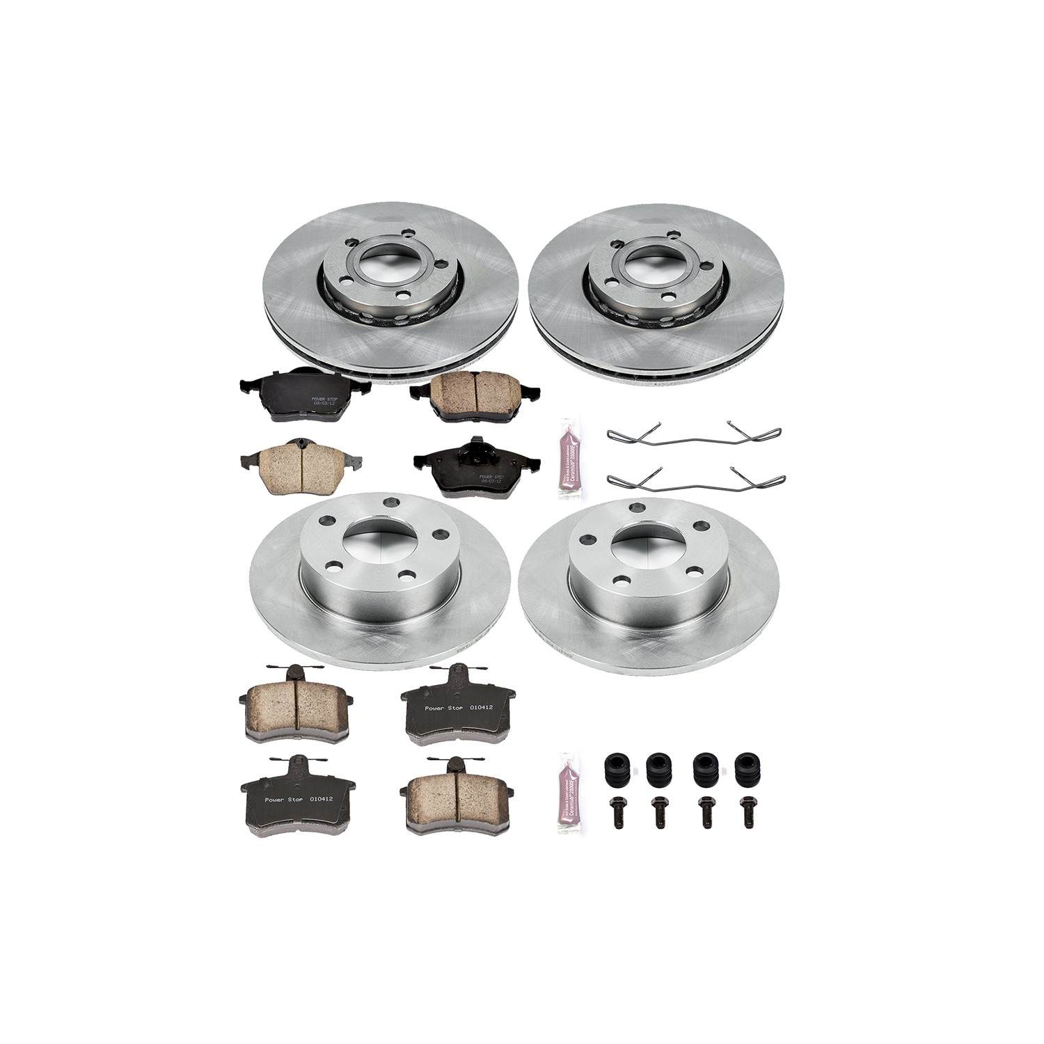 Power Stop 96-98 Audi A4 Quattro Front & Rear Autospecialty Brake Kit