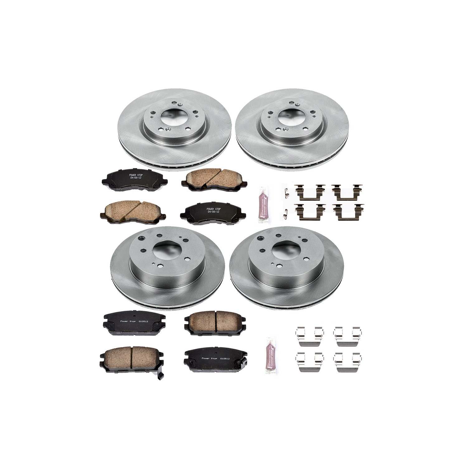 Power Stop 06-12 Mitsubishi Eclipse Front & Rear Autospecialty Brake Kit
