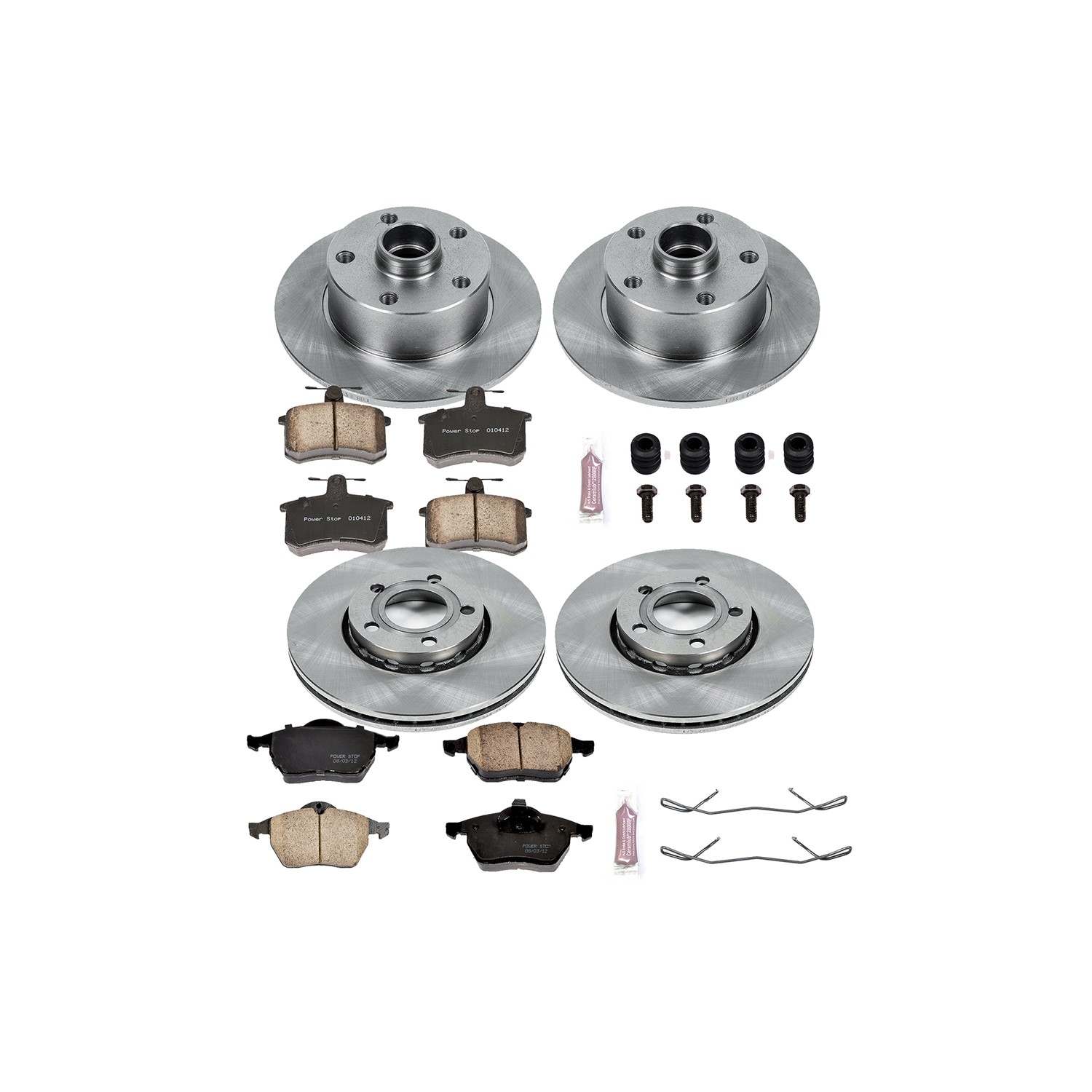 Power Stop 96-97 Audi A4 Front & Rear Autospecialty Brake Kit