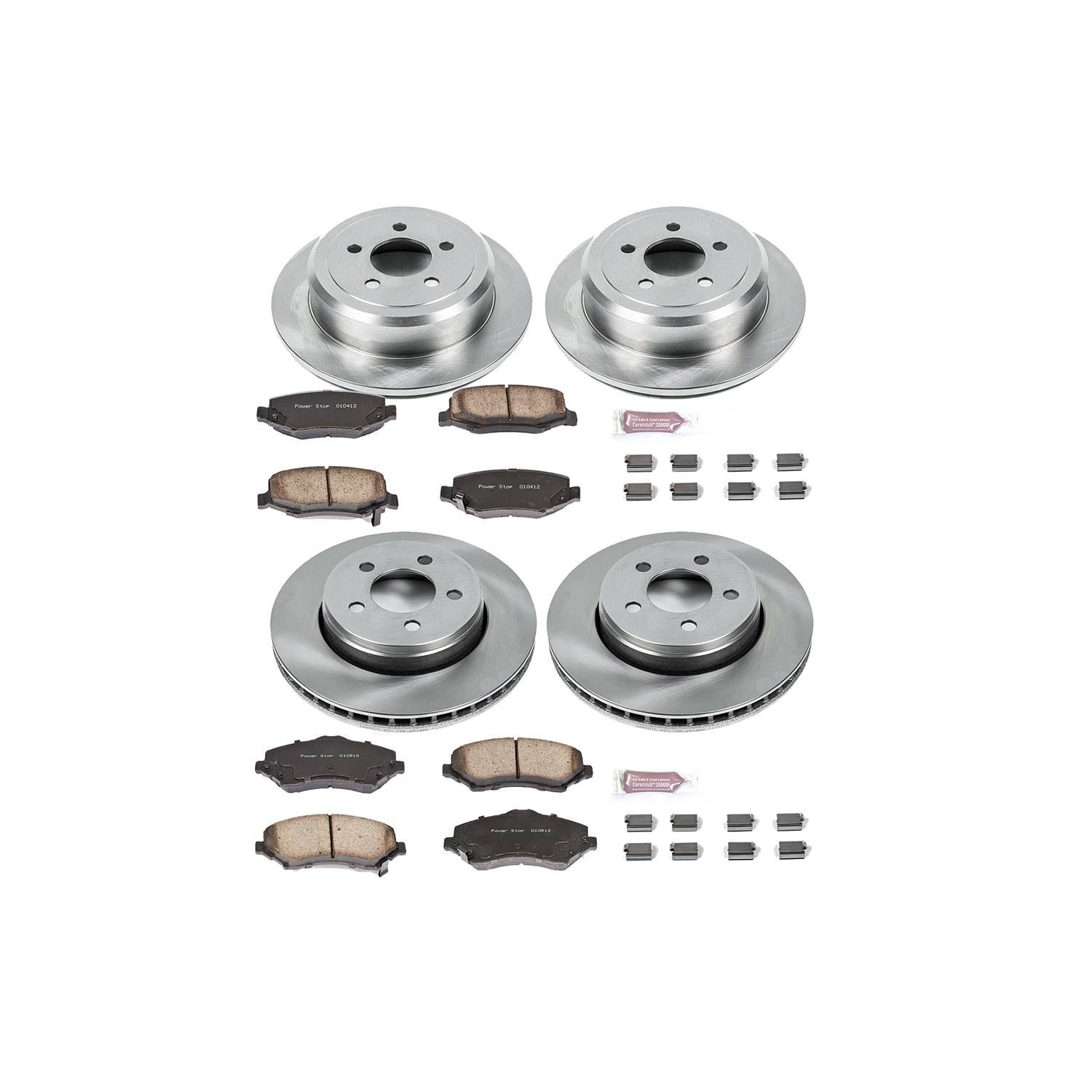 Power Stop 07-11 Dodge Nitro Front & Rear Autospecialty Brake Kit