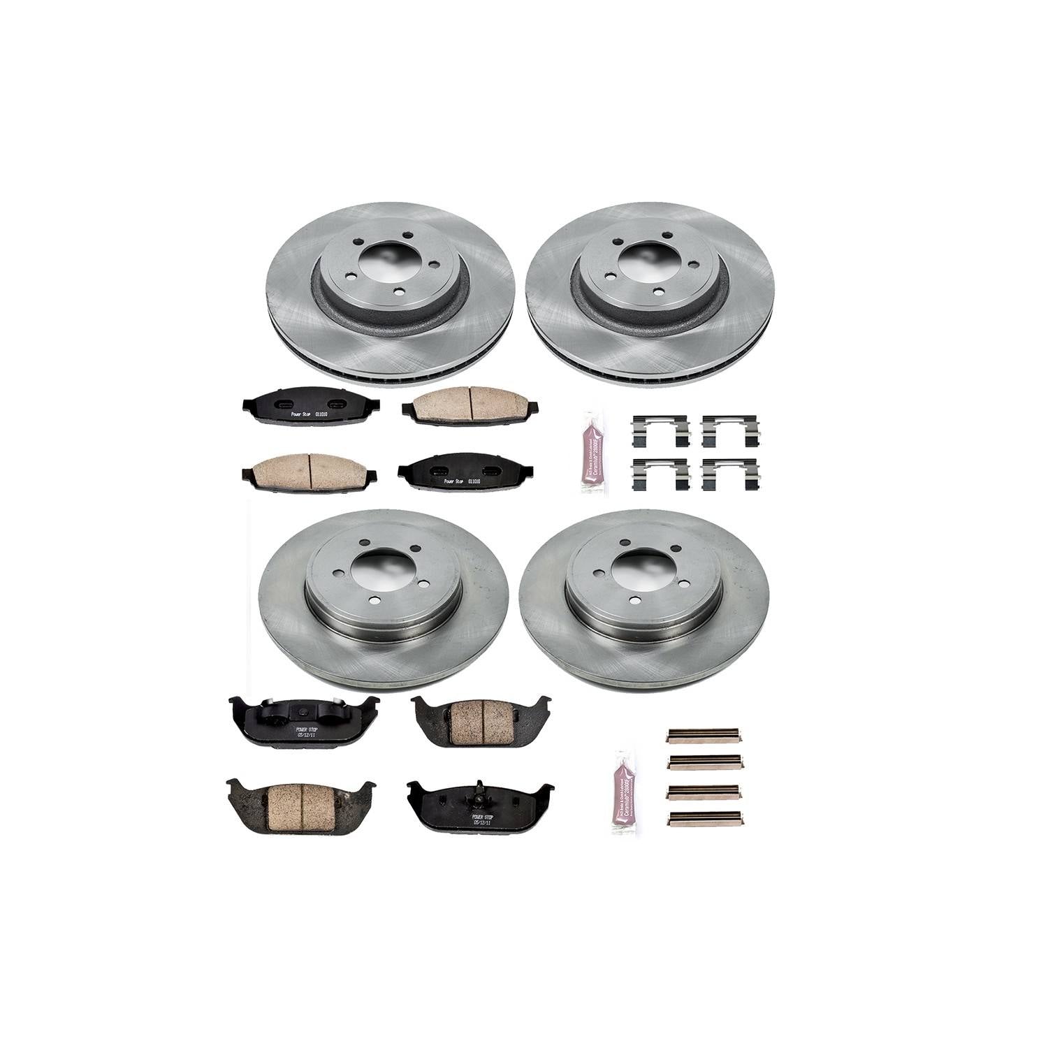 Power Stop 03-05 Lincoln Aviator Front & Rear Autospecialty Brake Kit