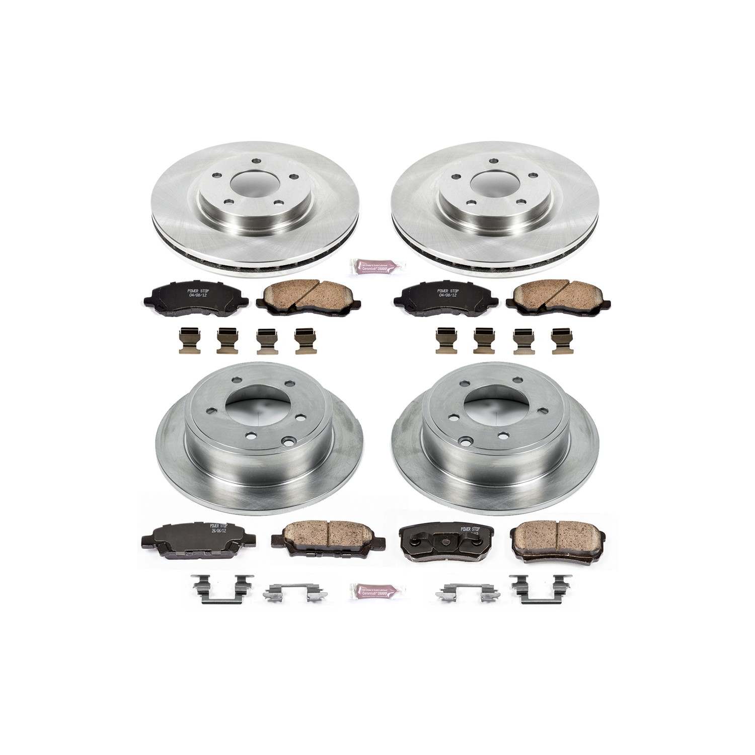 Power Stop 11-14 Chrysler 200 Front & Rear Autospecialty Brake Kit