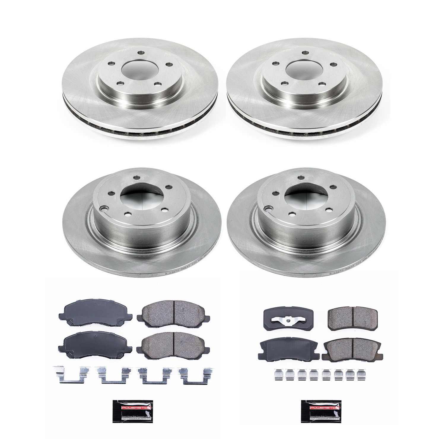 Power Stop 11-14 Chrysler 200 Front & Rear Autospecialty Brake Kit