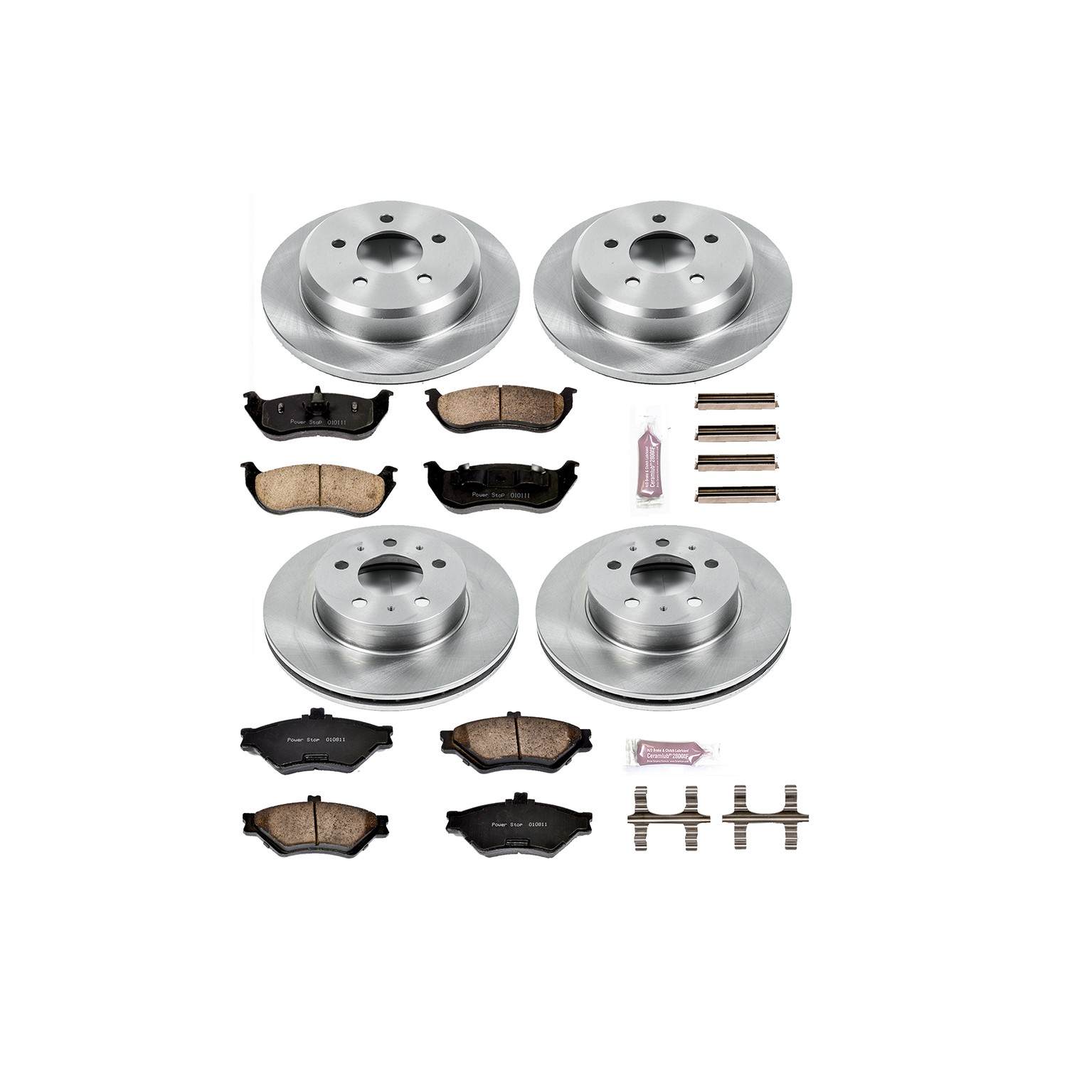 Power Stop 96-97 Ford Crown Victoria Front & Rear Autospecialty Brake Kit