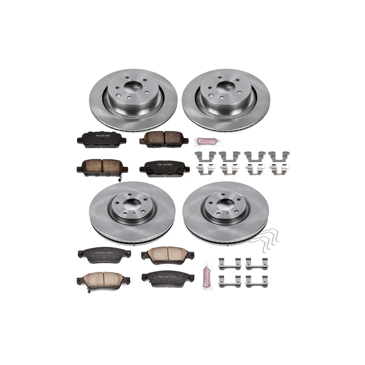 Power Stop 07-08 Infiniti G35 Front & Rear Autospecialty Brake Kit