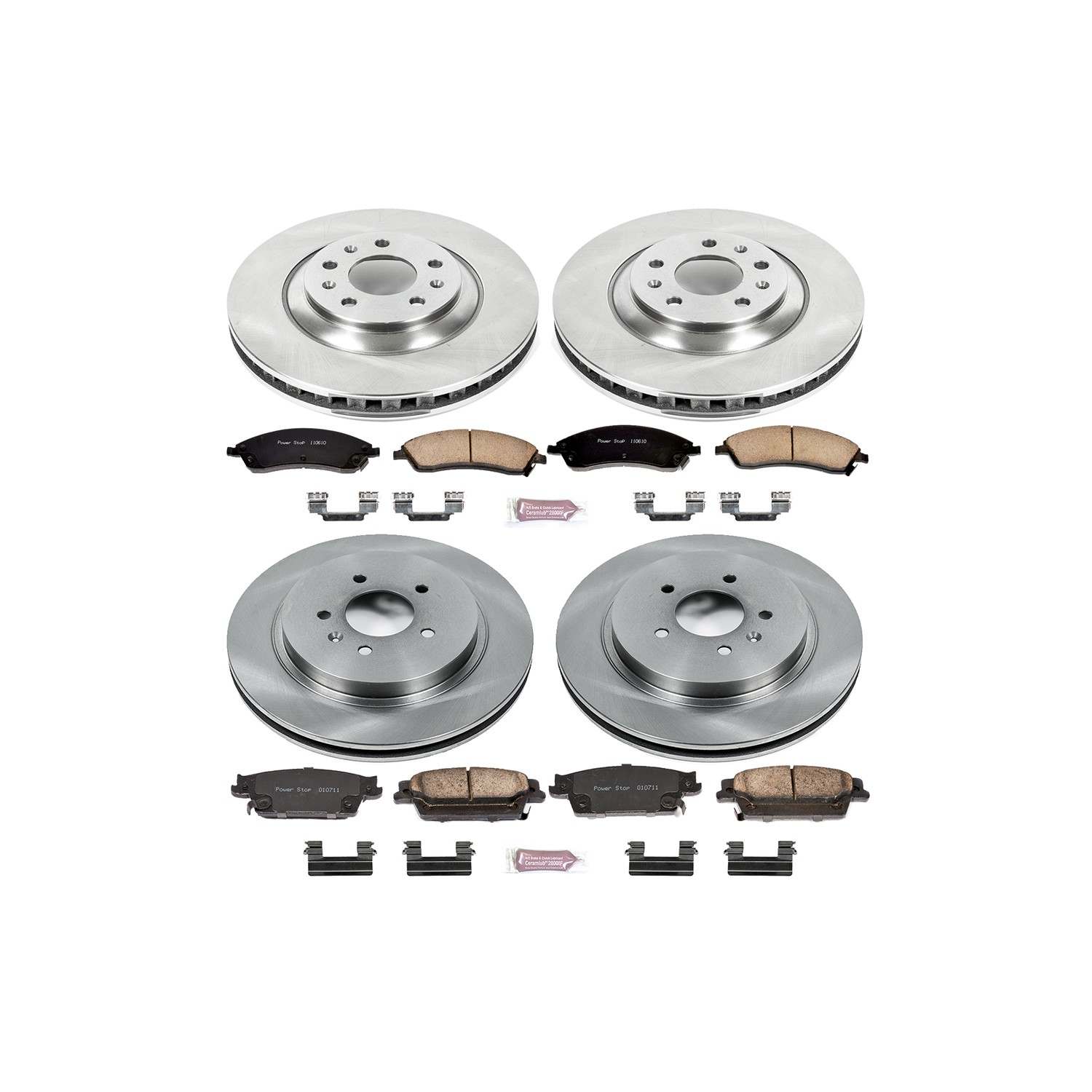 Power Stop 06-07 Cadillac CTS Front & Rear Autospecialty Brake Kit