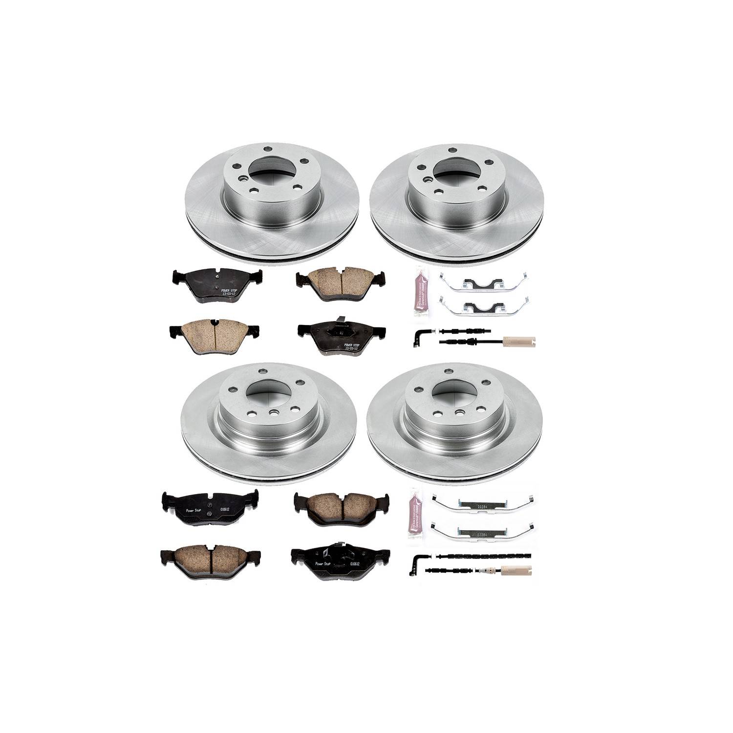Power Stop 2006 BMW 325i Front & Rear Autospecialty Brake Kit