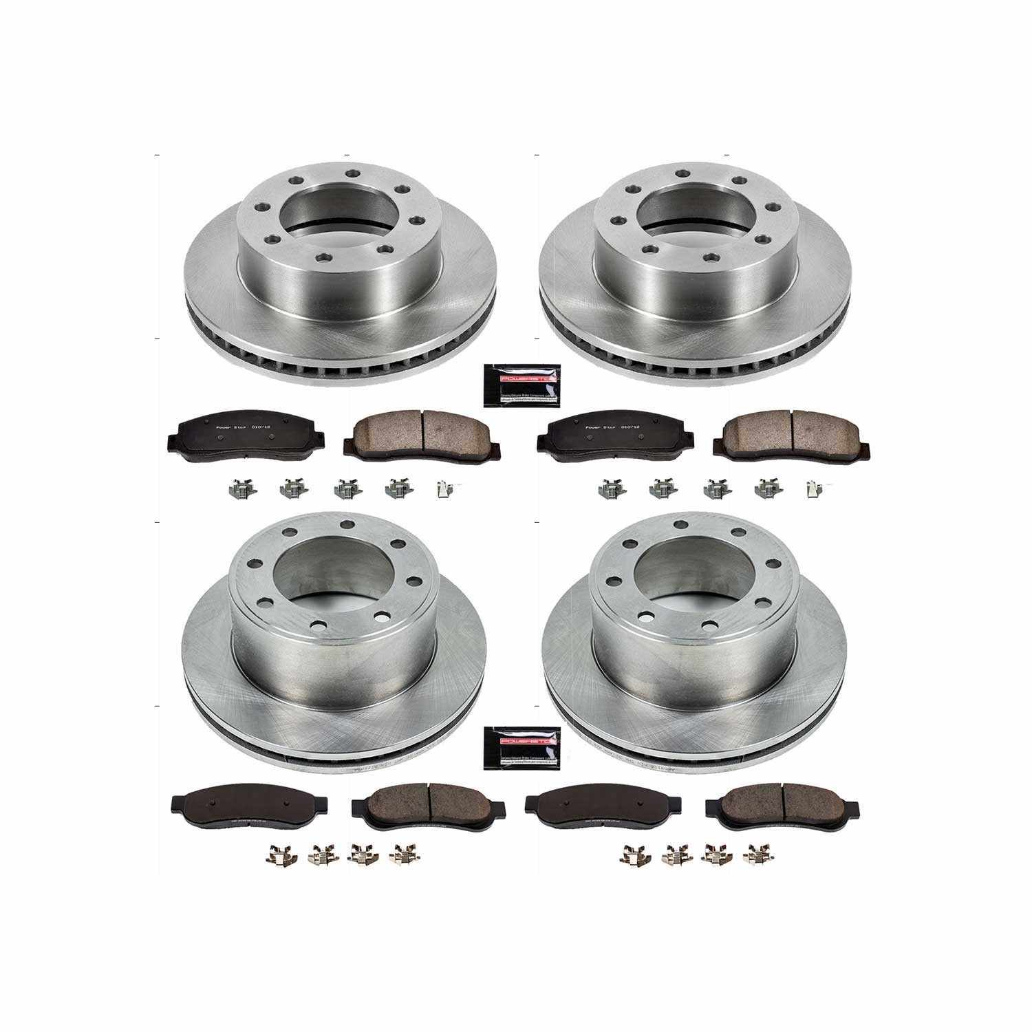 Power Stop 07-08 Ford F-250 Super Duty Front & Rear Autospecialty Brake Kit