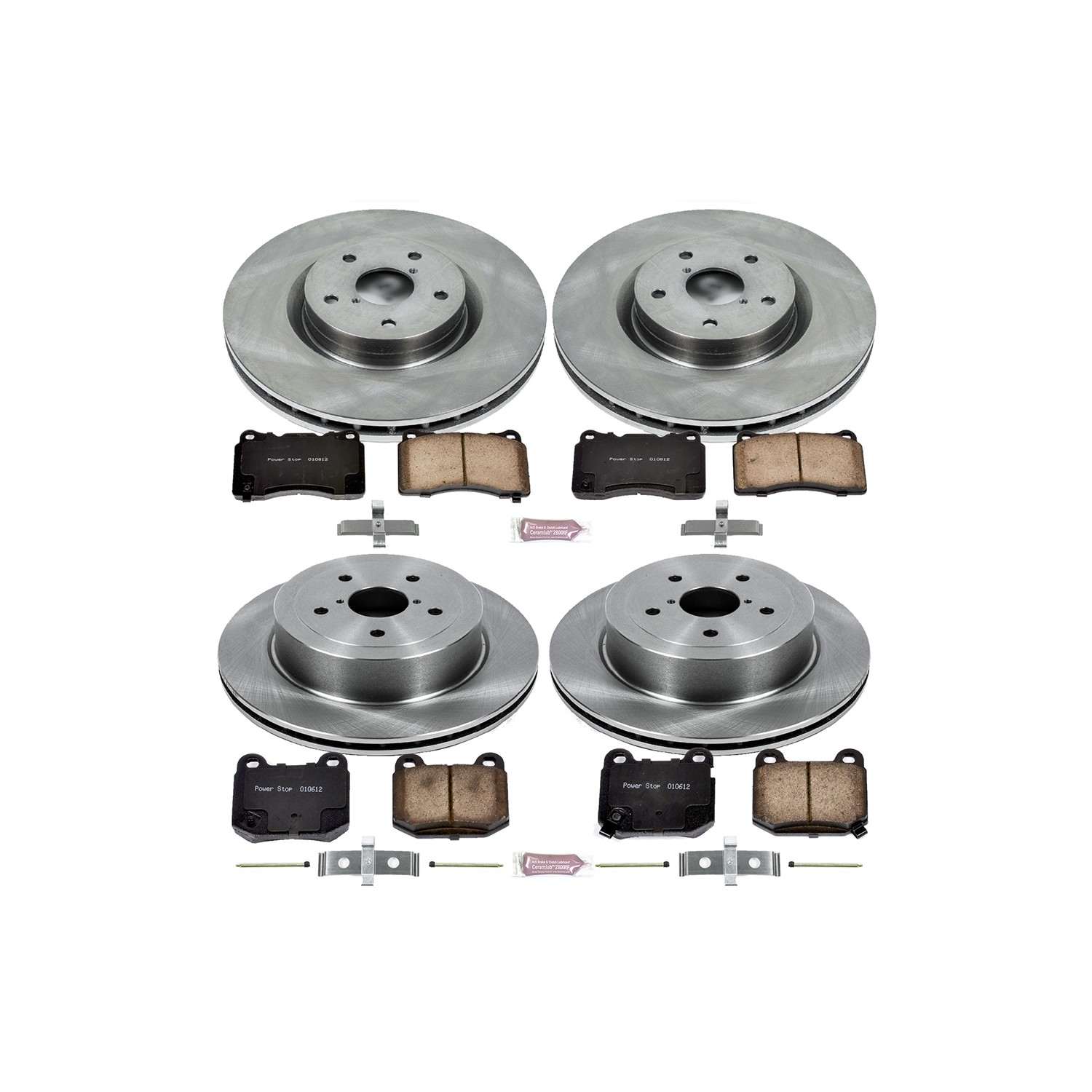 Power Stop 05-07 Subaru Impreza Front & Rear Autospecialty Brake Kit