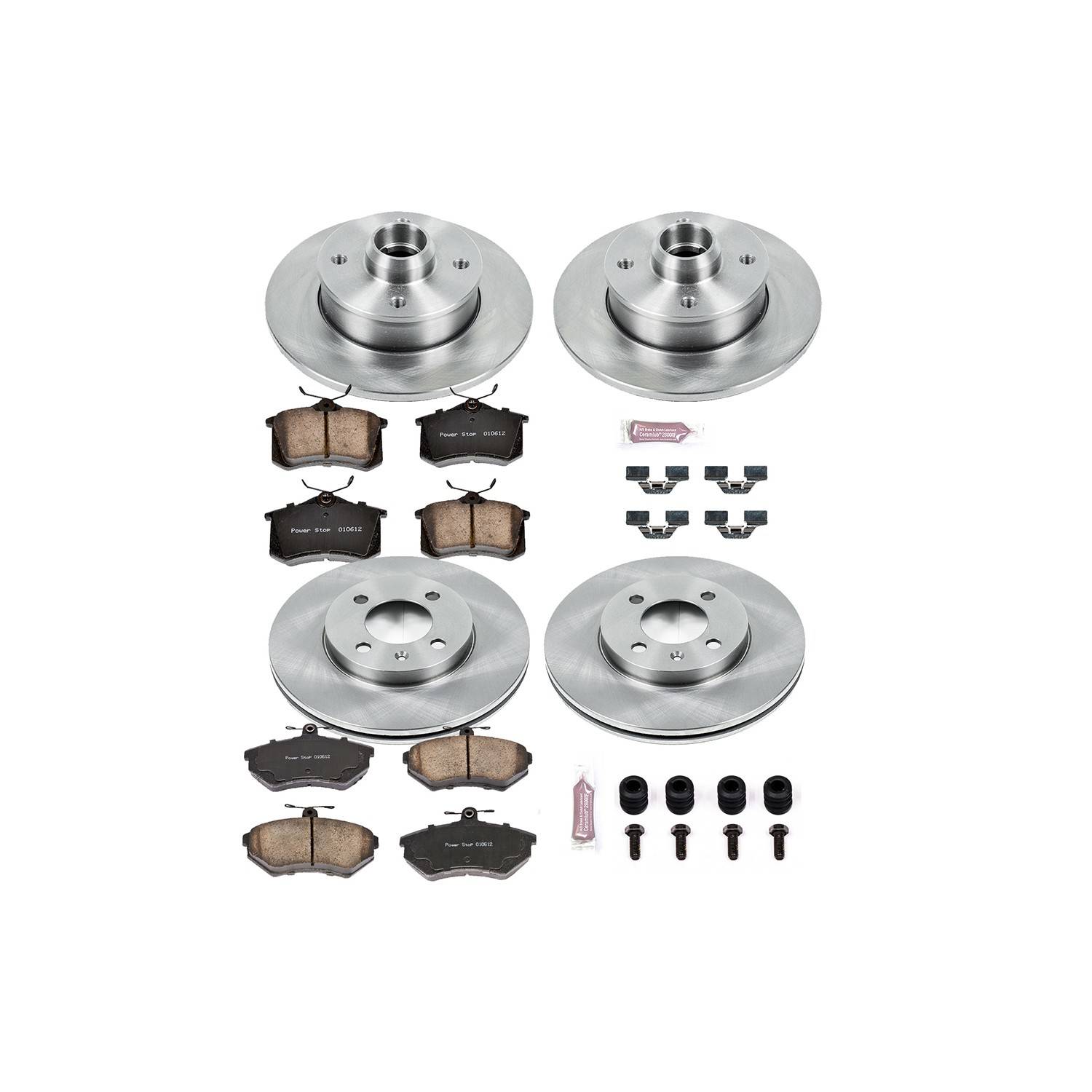 Power Stop 99-02 Volkswagen Cabrio Front & Rear Autospecialty Brake Kit