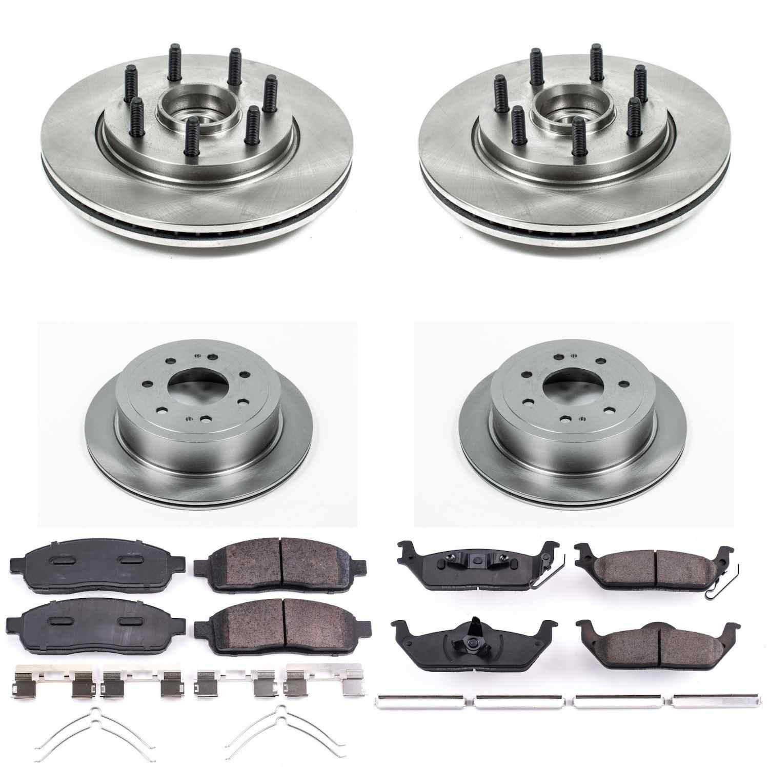 Power Stop 06-08 Lincoln Mark LT Front & Rear Autospecialty Brake Kit
