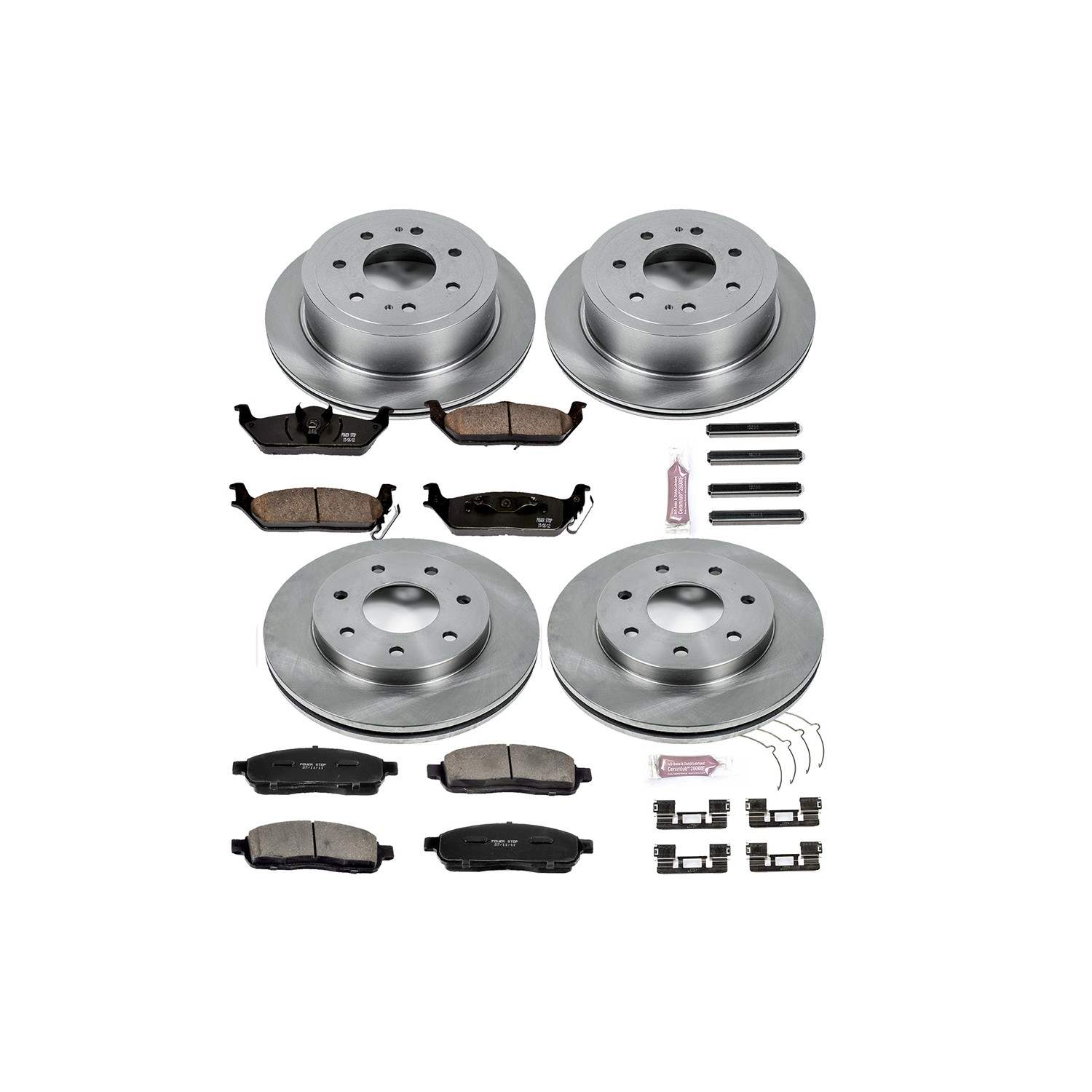 Power Stop 04-08 Ford F-150 Front & Rear Autospecialty Brake Kit