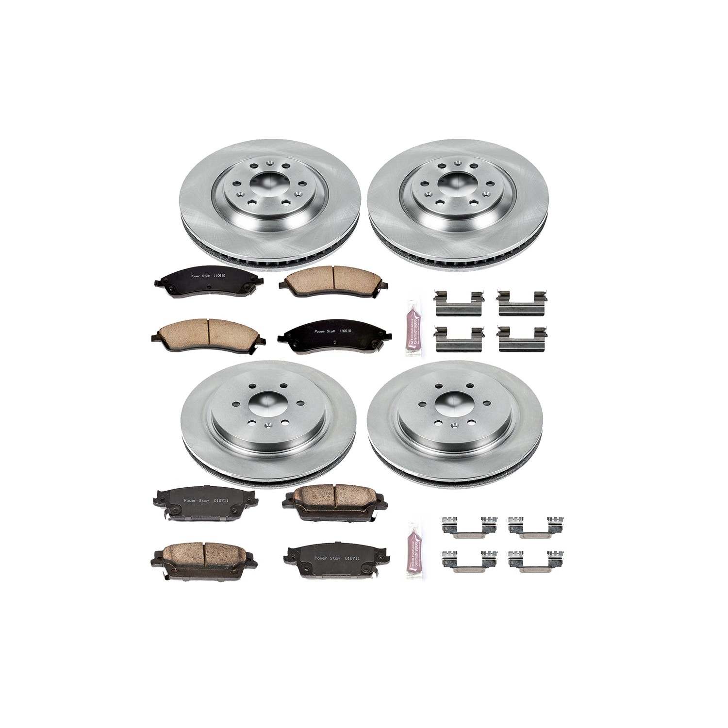 Power Stop 04-09 Cadillac SRX Front & Rear Autospecialty Brake Kit