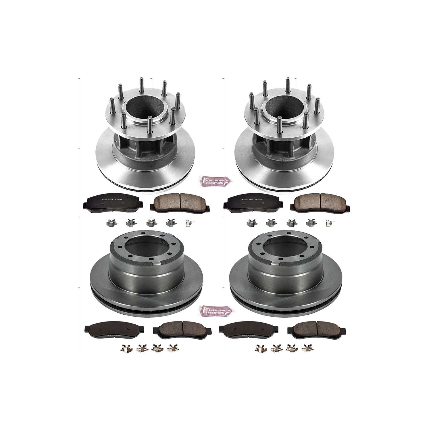 Power Stop 07-10 Ford F-350 Super Duty Front & Rear Autospecialty Brake Kit