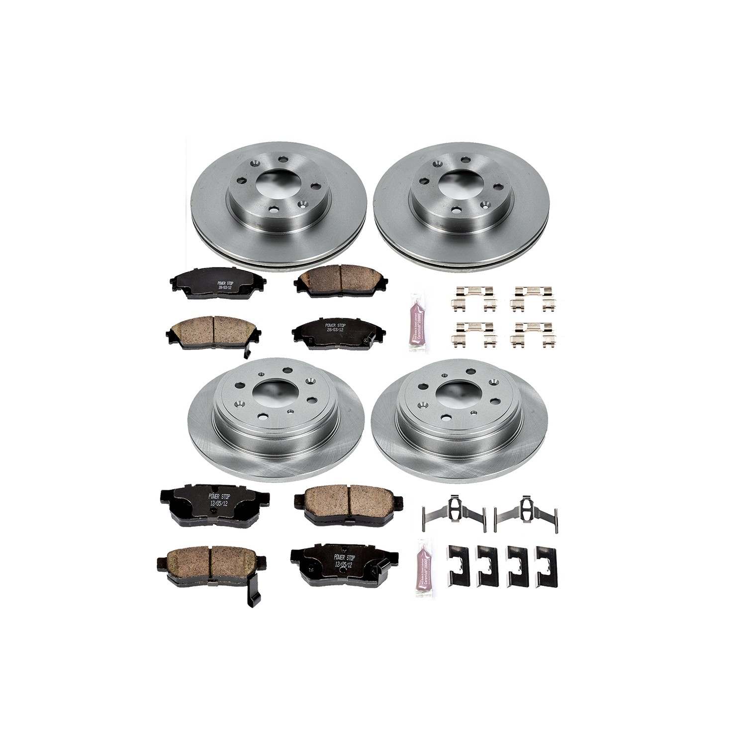 Power Stop 90-91 Honda CRX Front & Rear Autospecialty Brake Kit