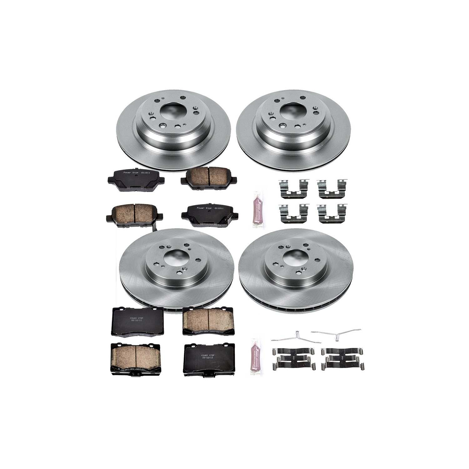 Power Stop 05-12 Acura RL Front & Rear Autospecialty Brake Kit