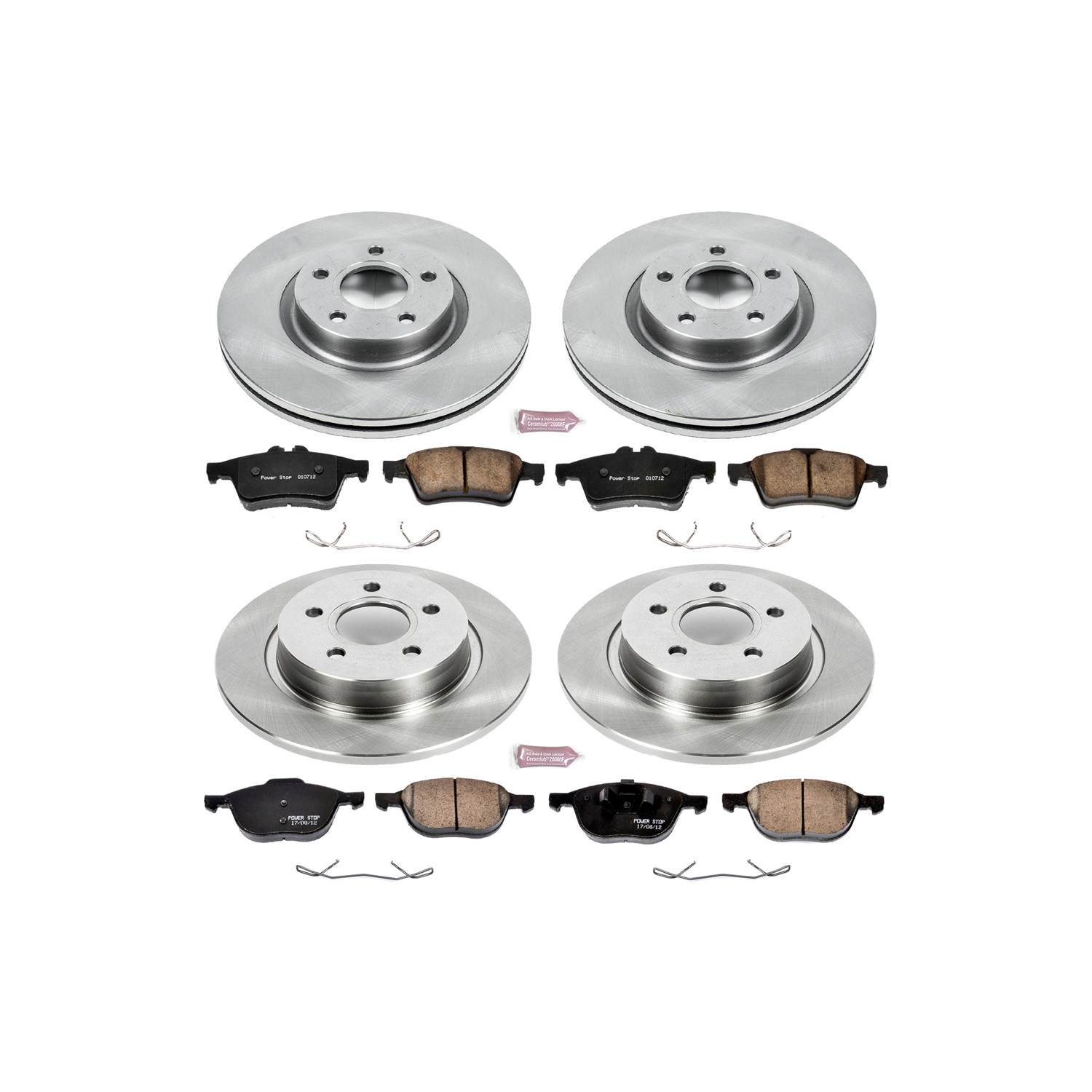 Power Stop 08-13 Volvo C30 Front & Rear Autospecialty Brake Kit