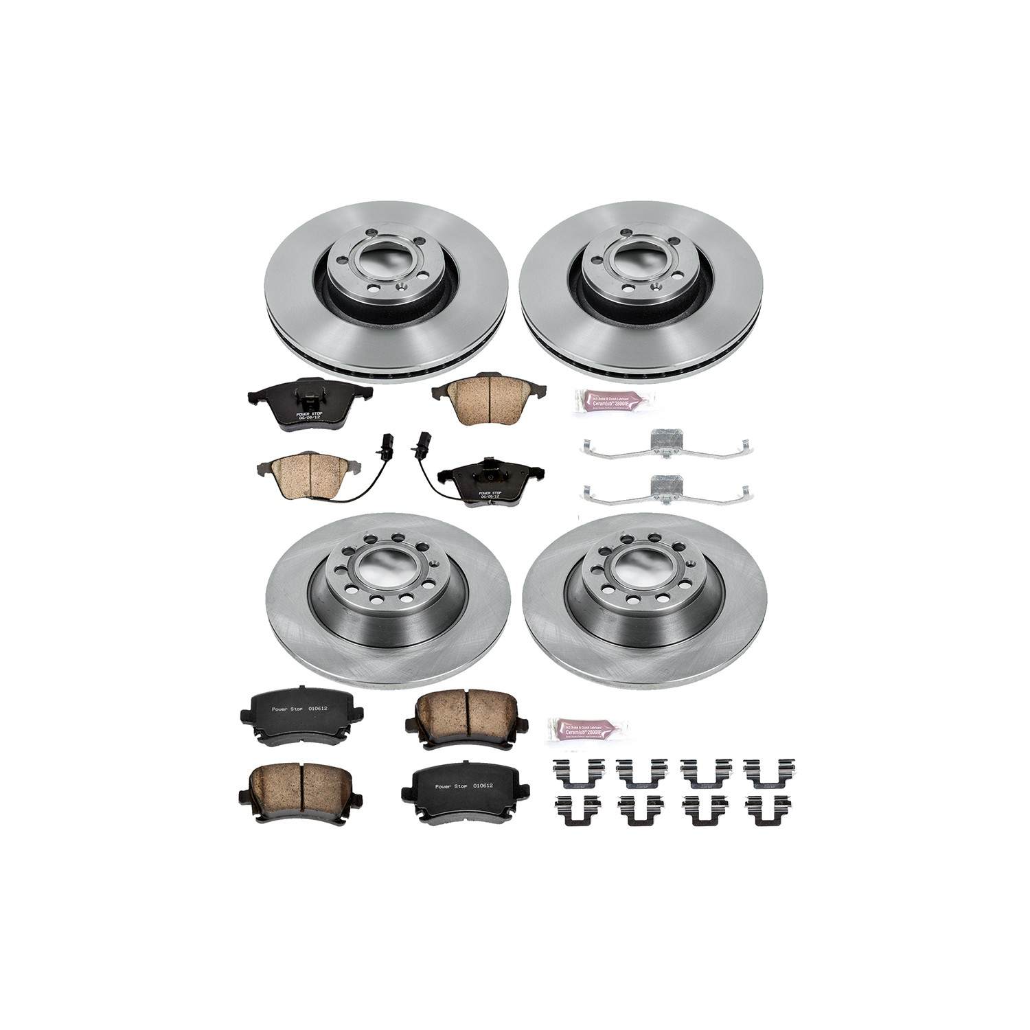 Power Stop 05-11 Audi A6 Front & Rear Autospecialty Brake Kit