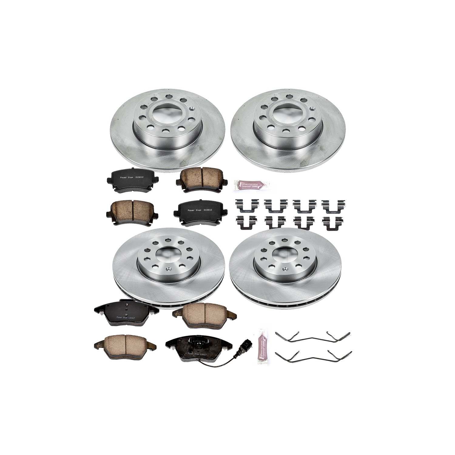 Power Stop 05-10 Volkswagen Jetta Front & Rear Autospecialty Brake Kit