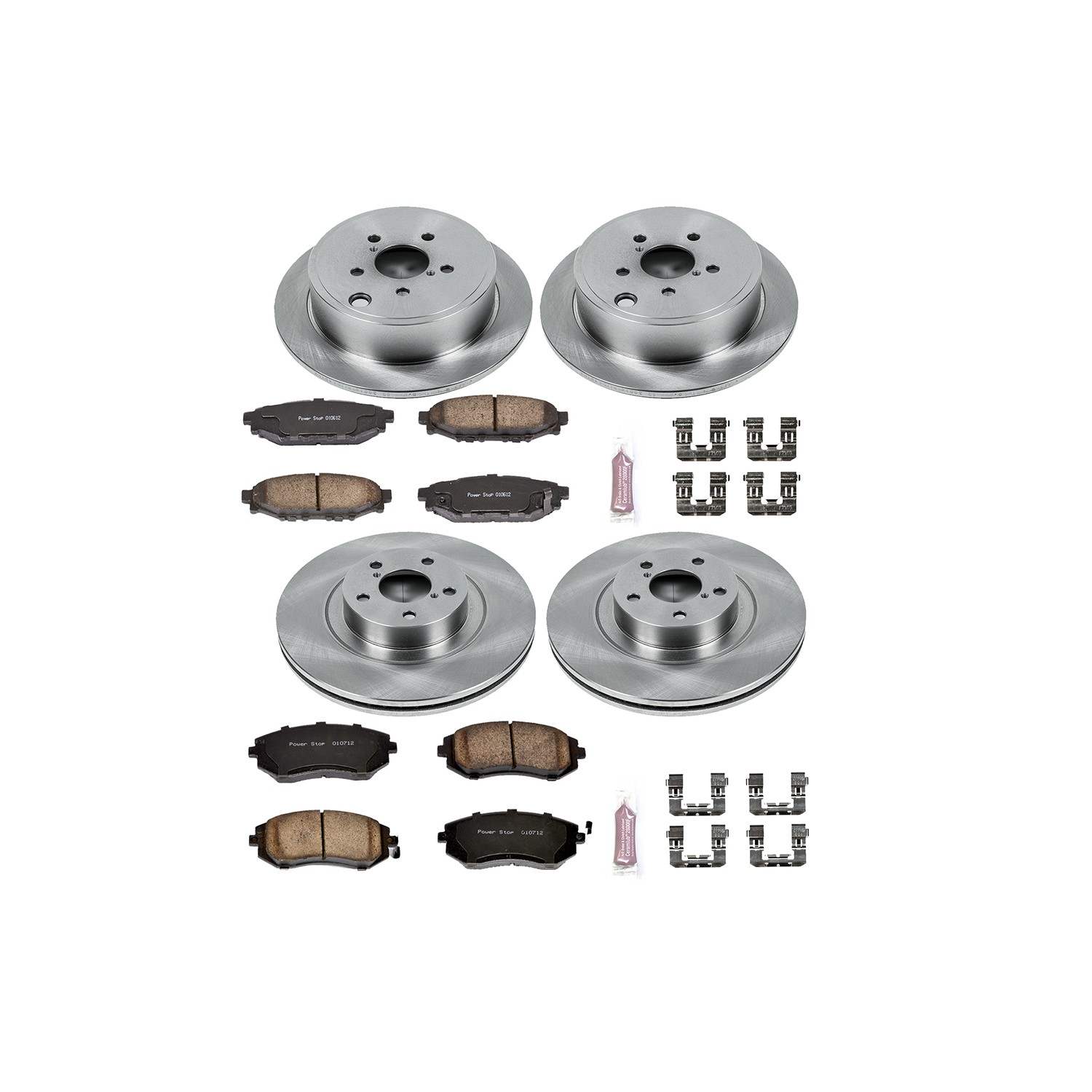 Power Stop 09-10 Subaru Forester Front & Rear Autospecialty Brake Kit