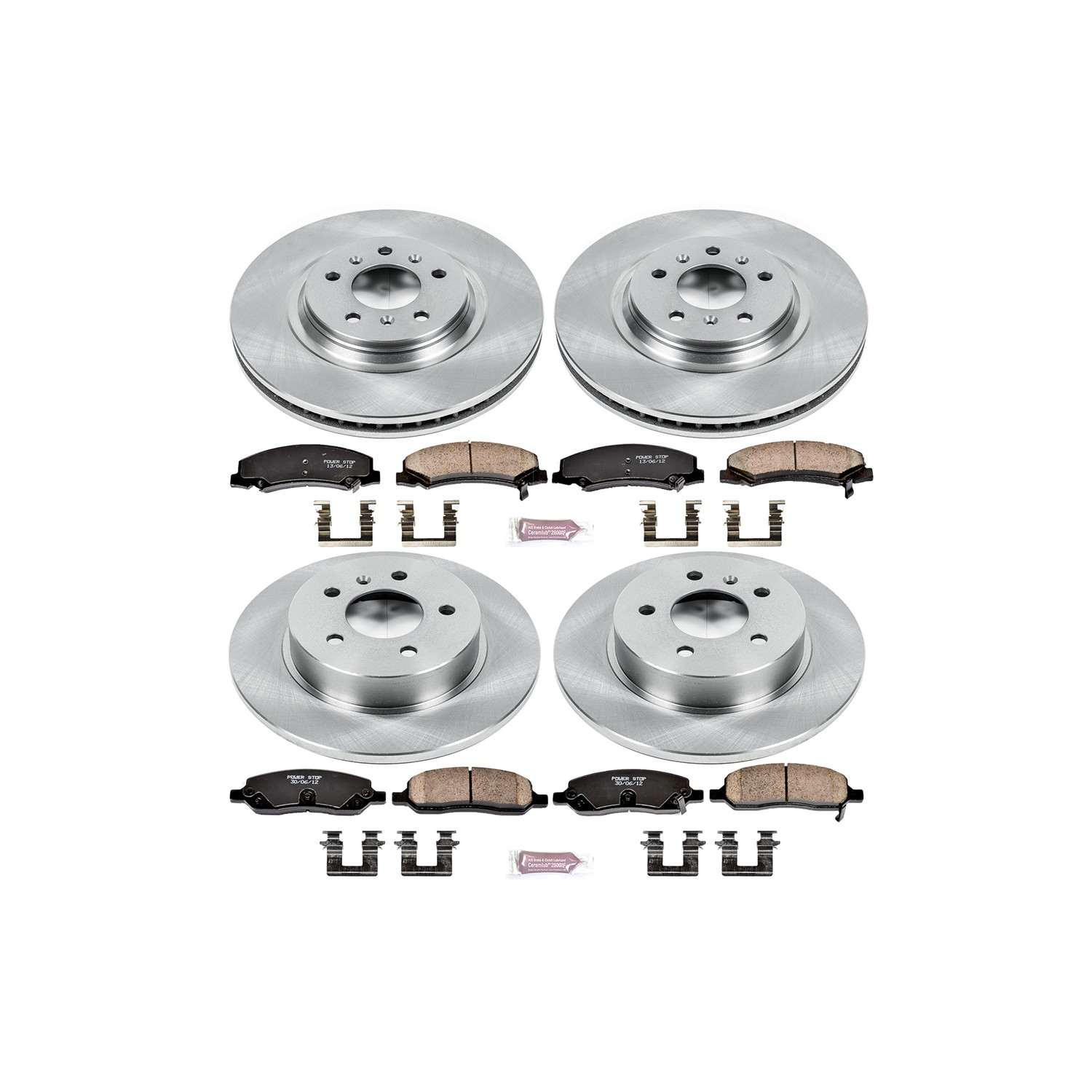 Power Stop 06-11 Buick Lucerne Front & Rear Autospecialty Brake Kit