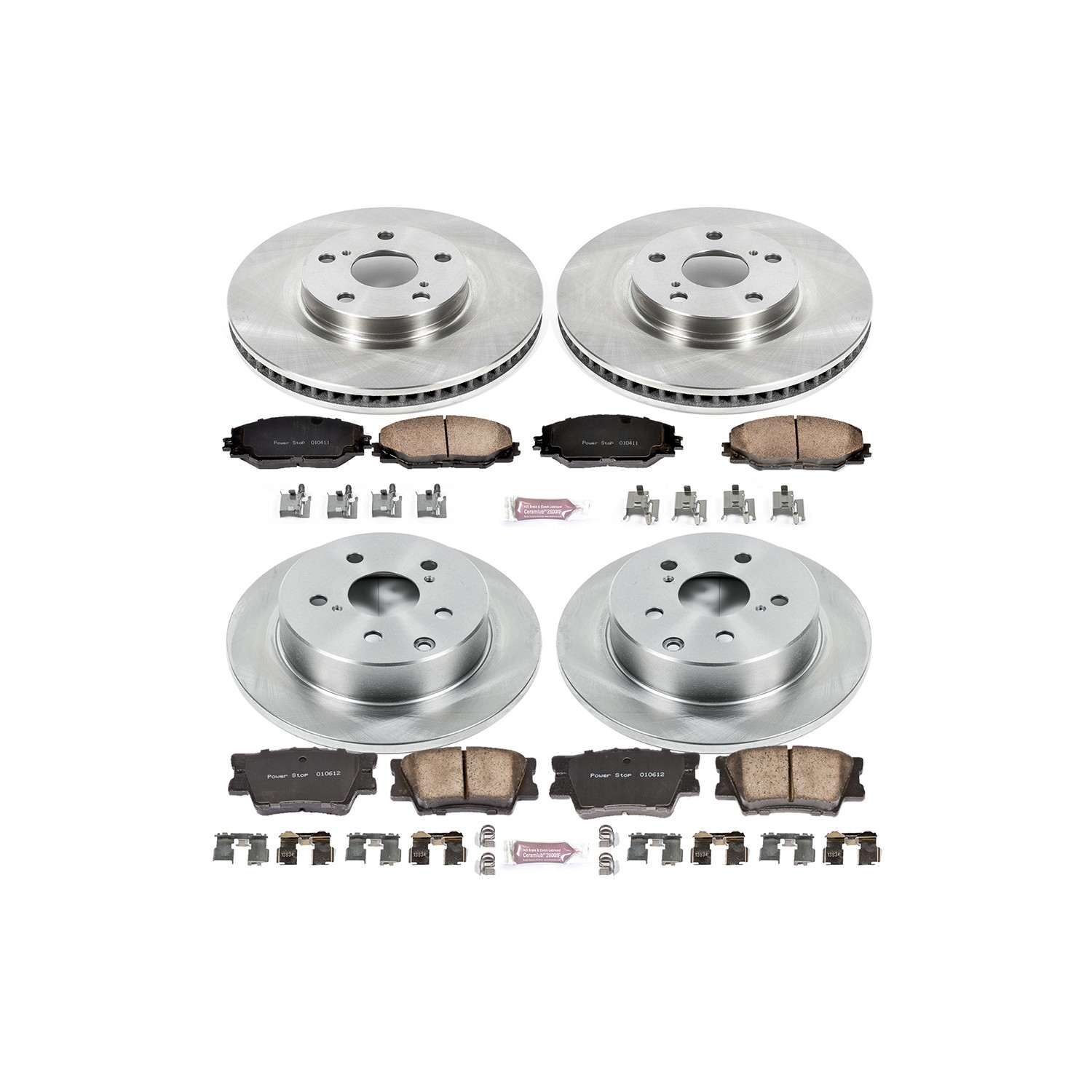 Power Stop 06-18 Toyota RAV4 Front & Rear Autospecialty Brake Kit