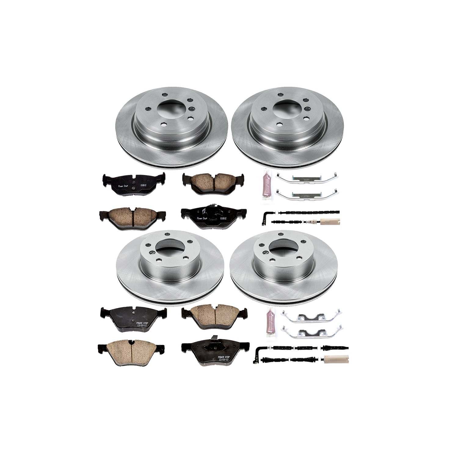 Power Stop 2007 BMW 328i Front & Rear Autospecialty Brake Kit