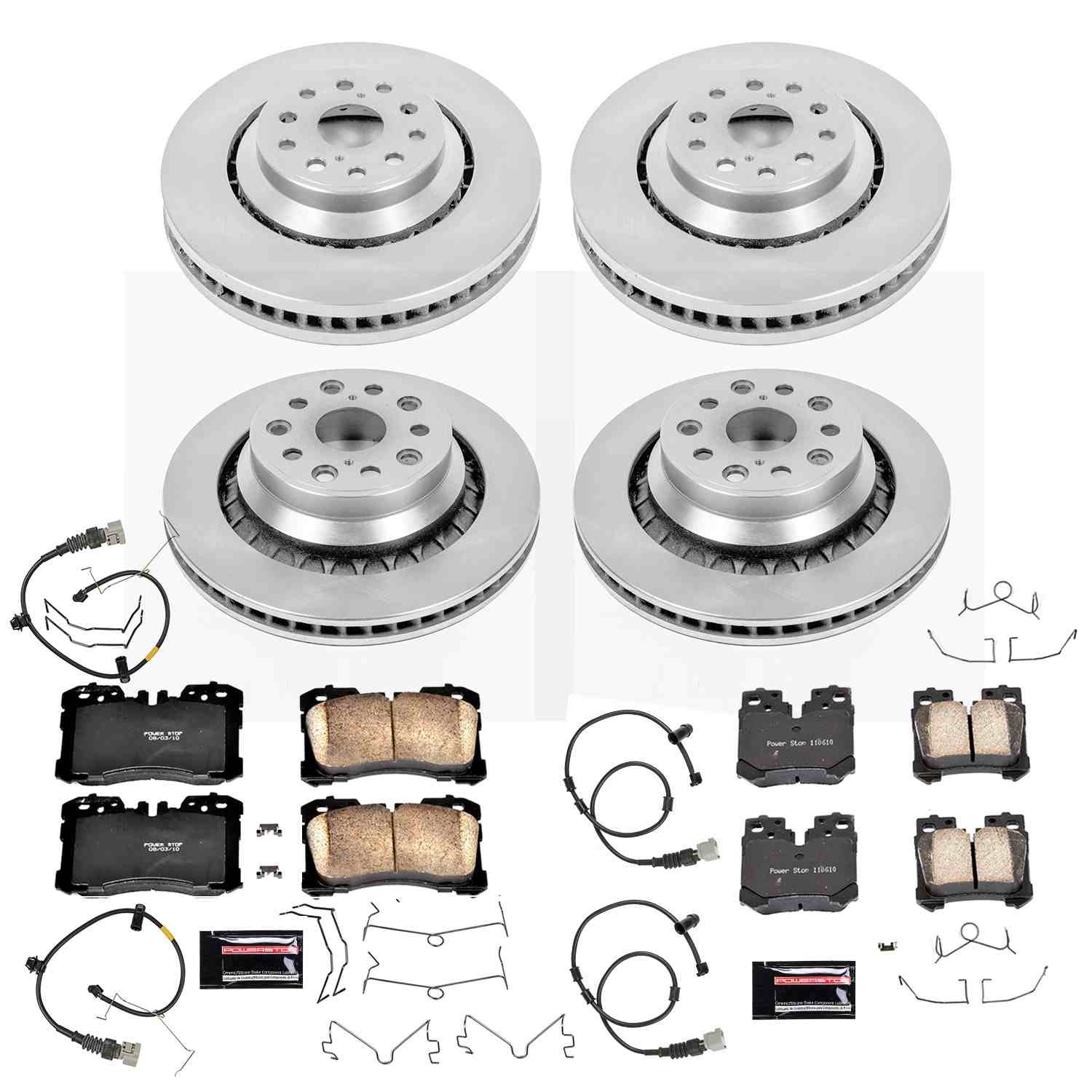 Power Stop 07-09 Lexus LS460 Front & Rear Autospecialty Brake Kit