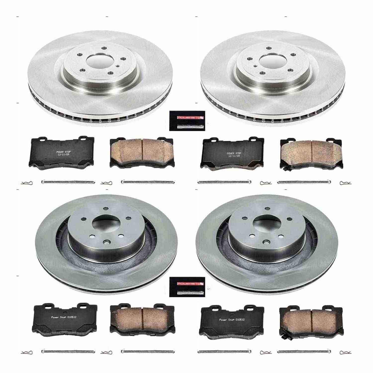 Power Stop 08-13 Infiniti G37 Front & Rear Autospecialty Brake Kit