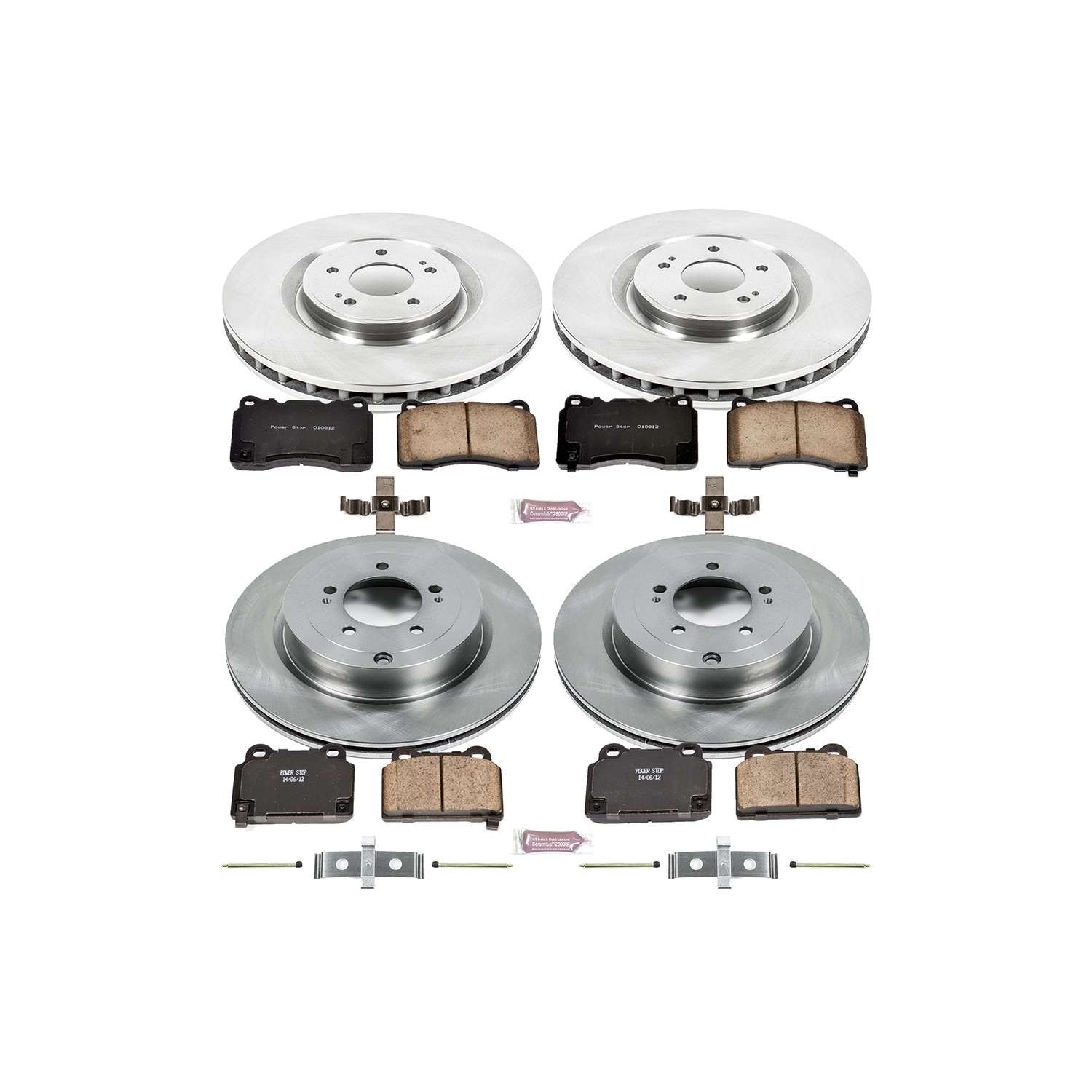 Power Stop 08-15 Mitsubishi Lancer Front & Rear Autospecialty Brake Kit