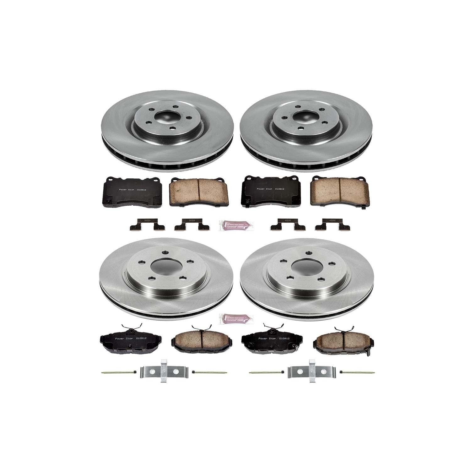 Power Stop 11-14 Ford Mustang Front & Rear Autospecialty Brake Kit