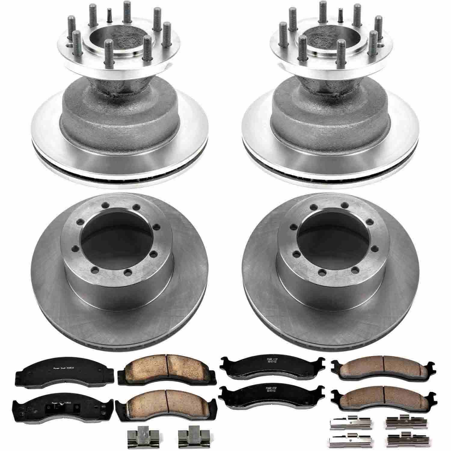 Power Stop 01-02 Ford E-450 Econoline Super Duty Front & Rear Autospecialty Brake Kit