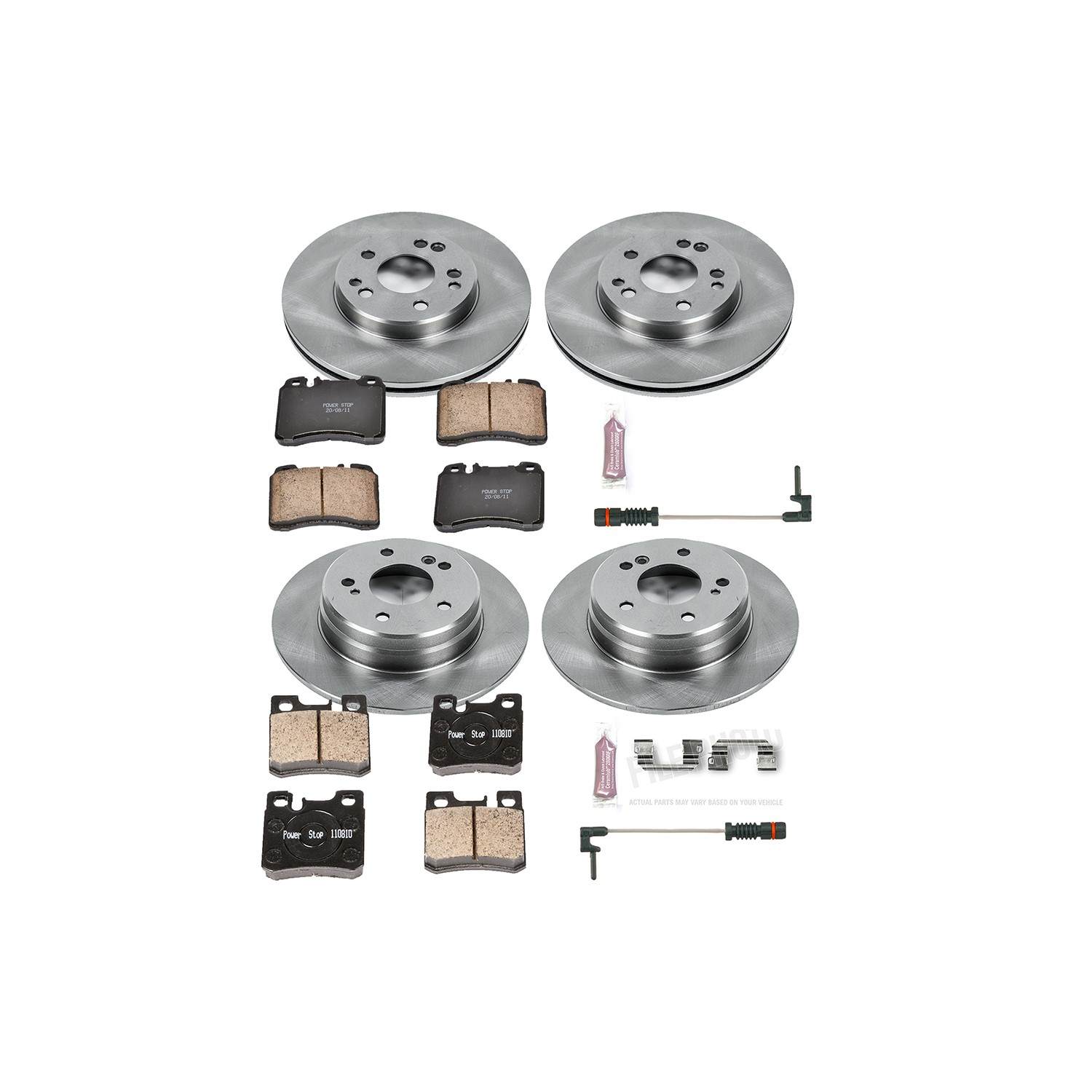 Power Stop 94-95 Mercedes-Benz E320 Front & Rear Autospecialty Brake Kit