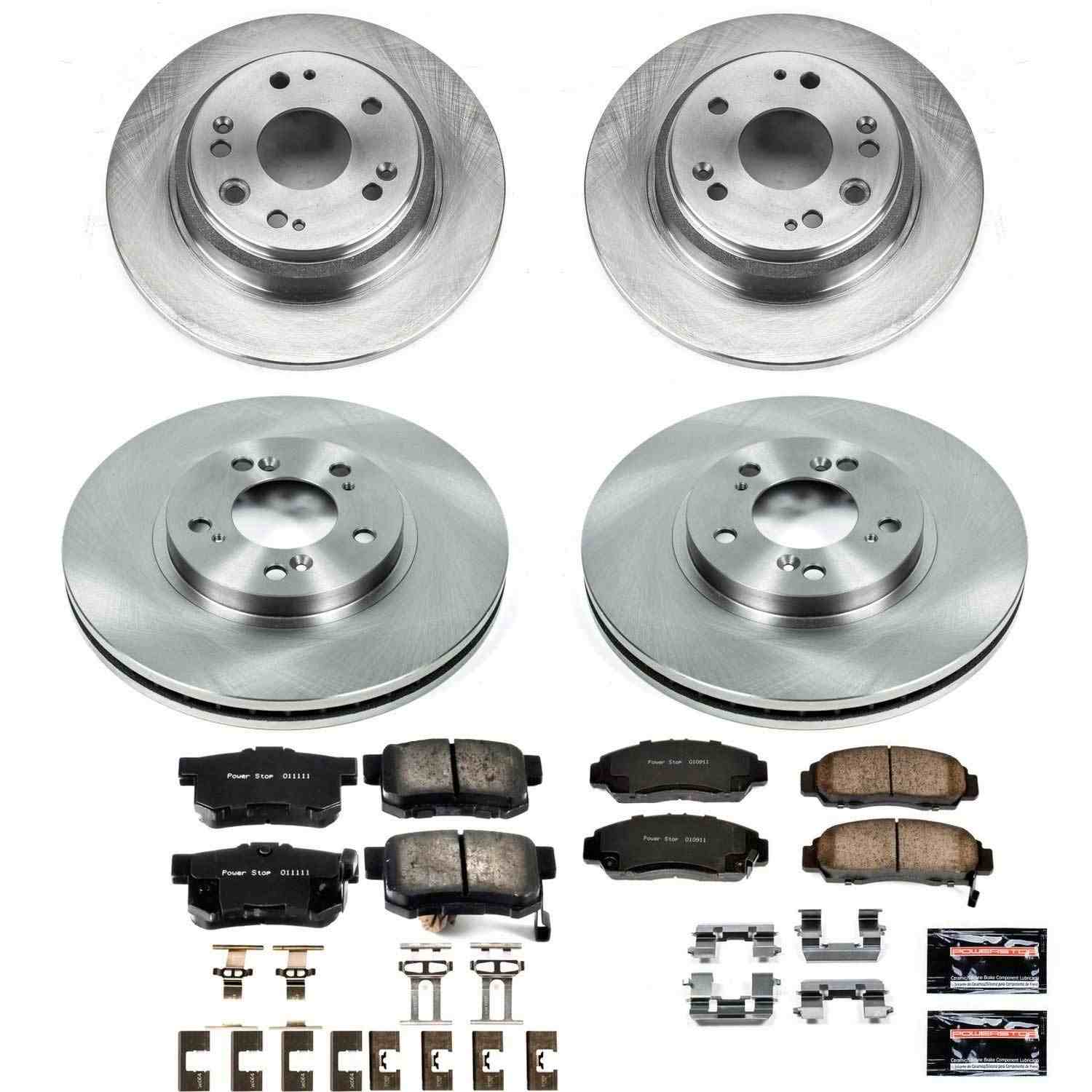 Power Stop 02-04 Acura RL Front & Rear Autospecialty Brake Kit