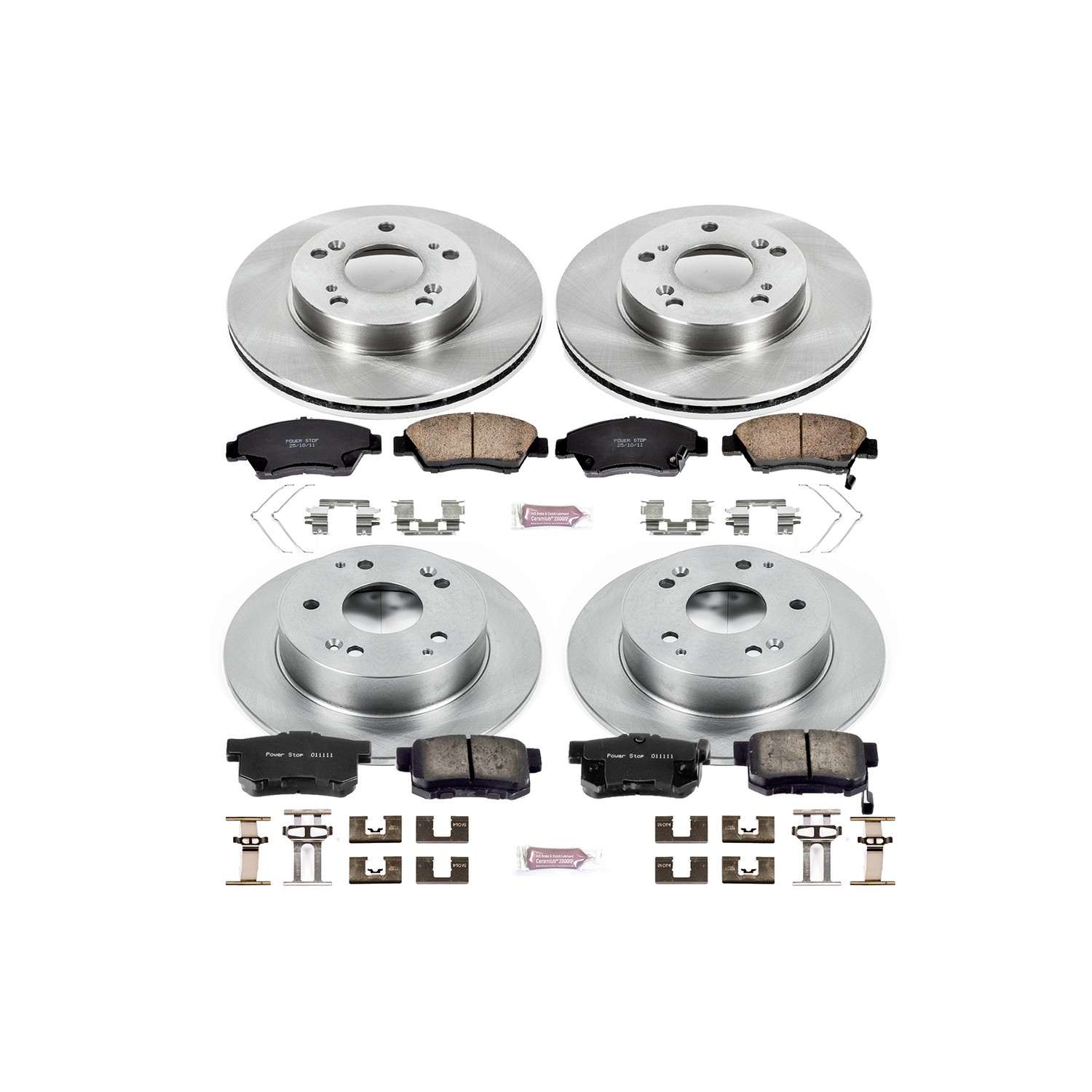 Power Stop 09-11 Honda Civic Front & Rear Autospecialty Brake Kit