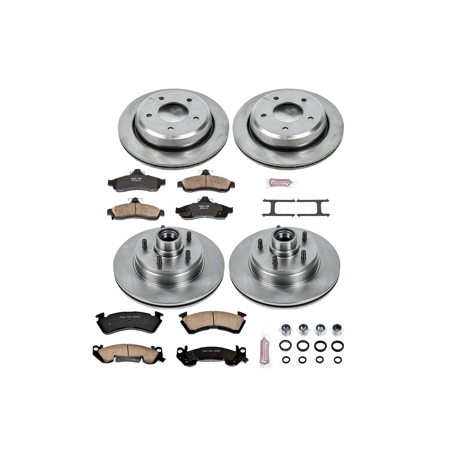 Power Stop 94-96 Chevrolet Impala Front & Rear Autospecialty Brake Kit