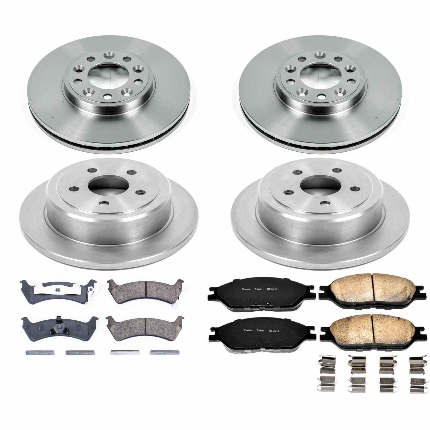 Power Stop 99-03 Ford Windstar Front & Rear Autospecialty Brake Kit