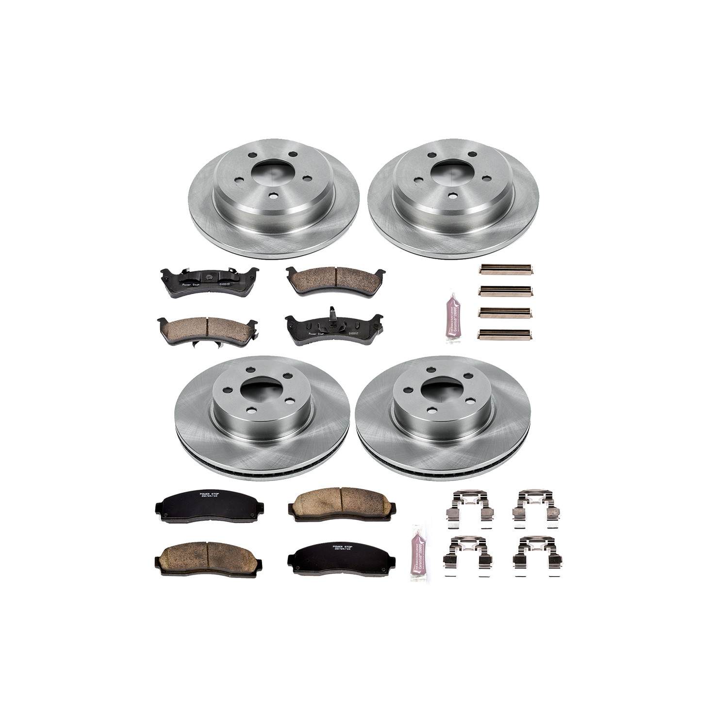 Power Stop 01-02 Ford Explorer Sport Front & Rear Autospecialty Brake Kit