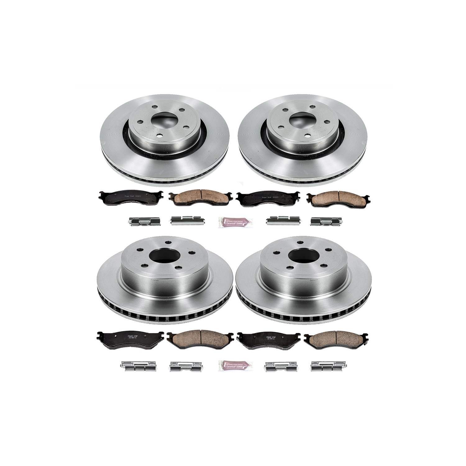 Power Stop 2004 Dodge Ram 1500 Front & Rear Autospecialty Brake Kit