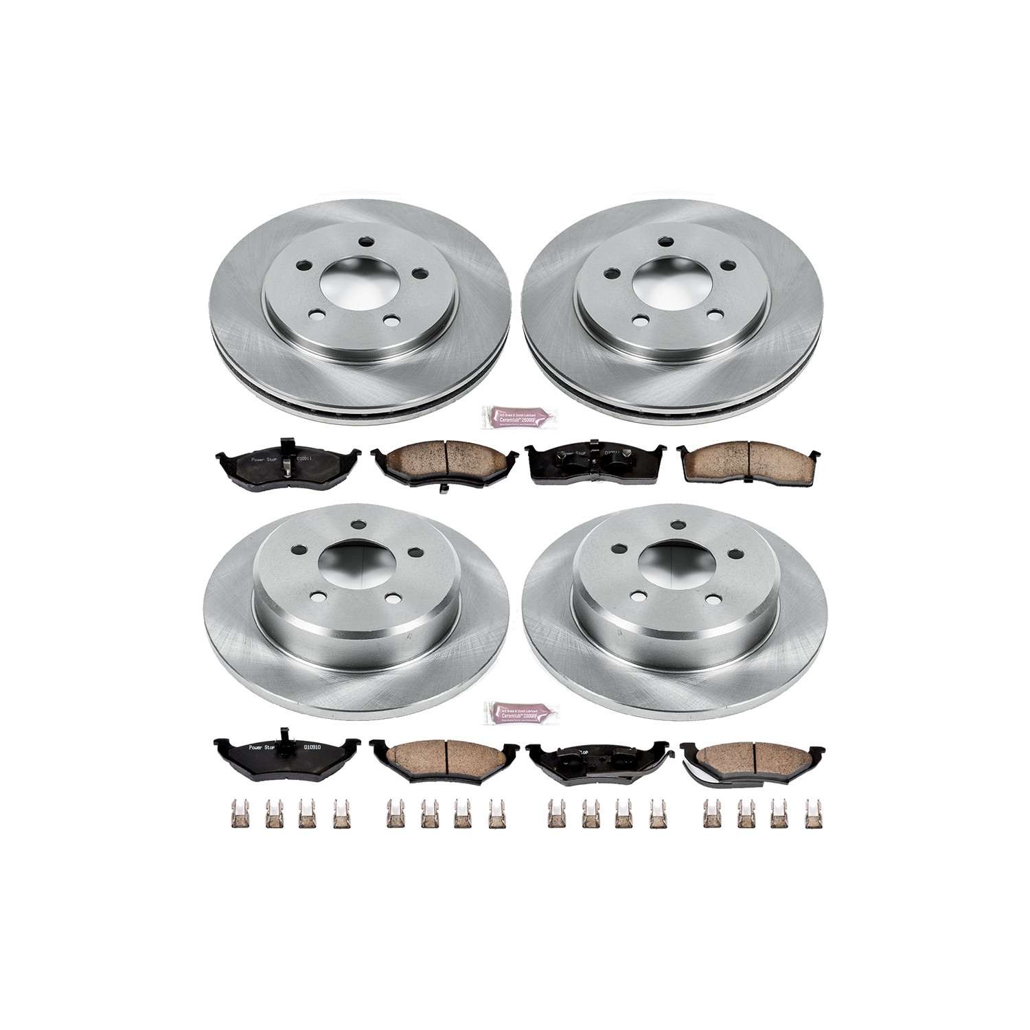 Power Stop 97-99 Chrysler Town & Country Front & Rear Autospecialty Brake Kit