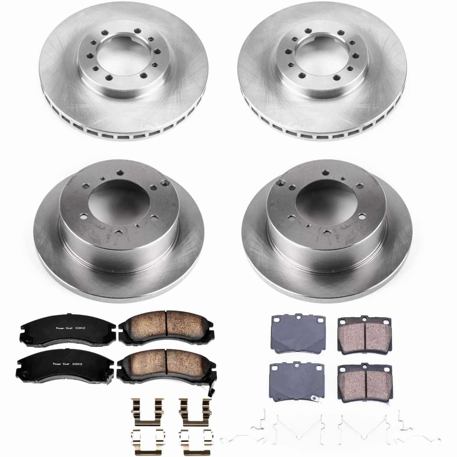 Power Stop 97-04 Mitsubishi Montero Sport Front & Rear Autospecialty Brake Kit