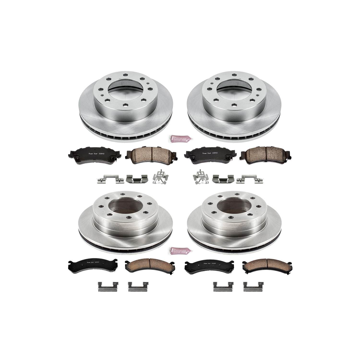 Power Stop 2003 Chevrolet Silverado 1500 HD Front & Rear Autospecialty Brake Kit