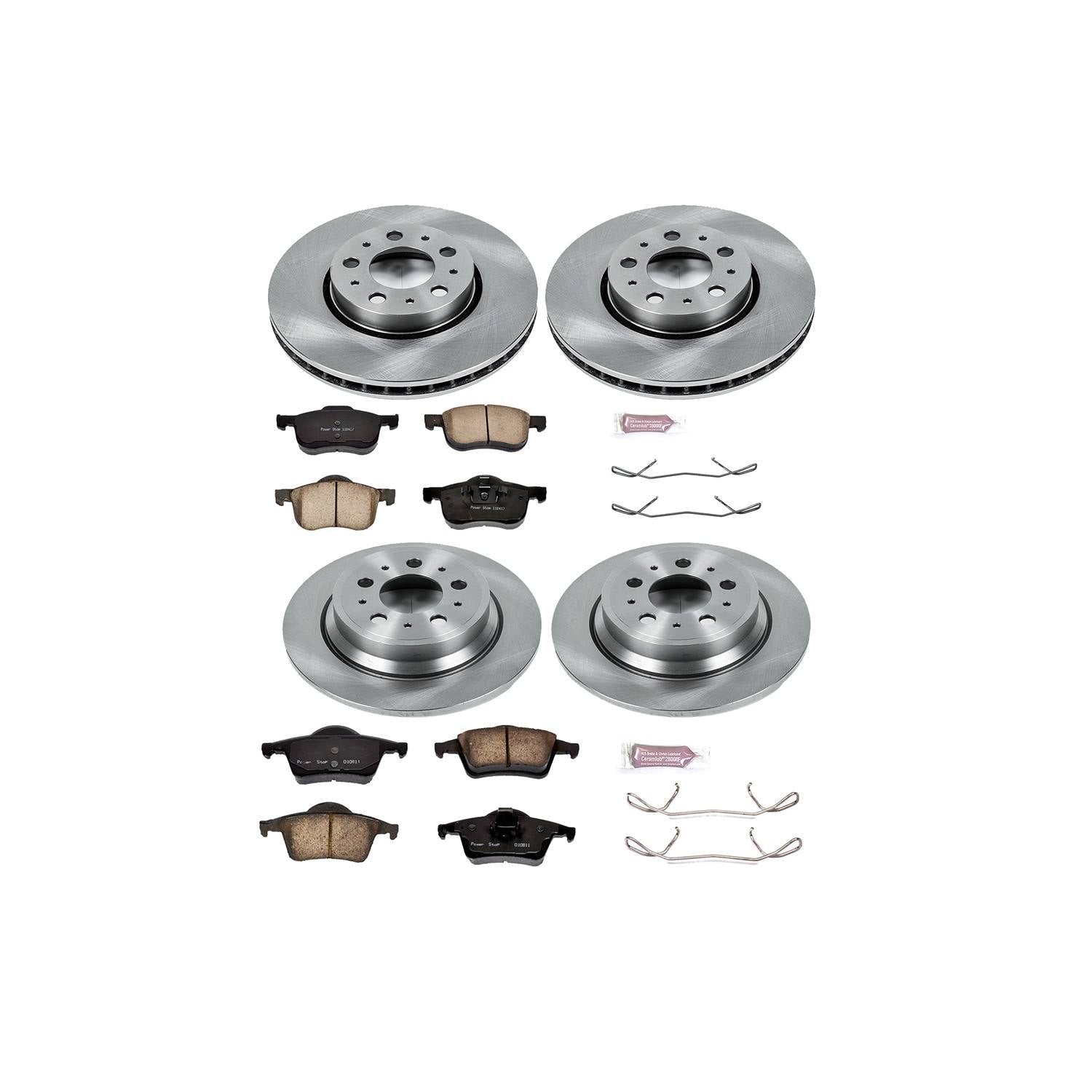 Power Stop 01-07 Volvo S60 Front & Rear Autospecialty Brake Kit