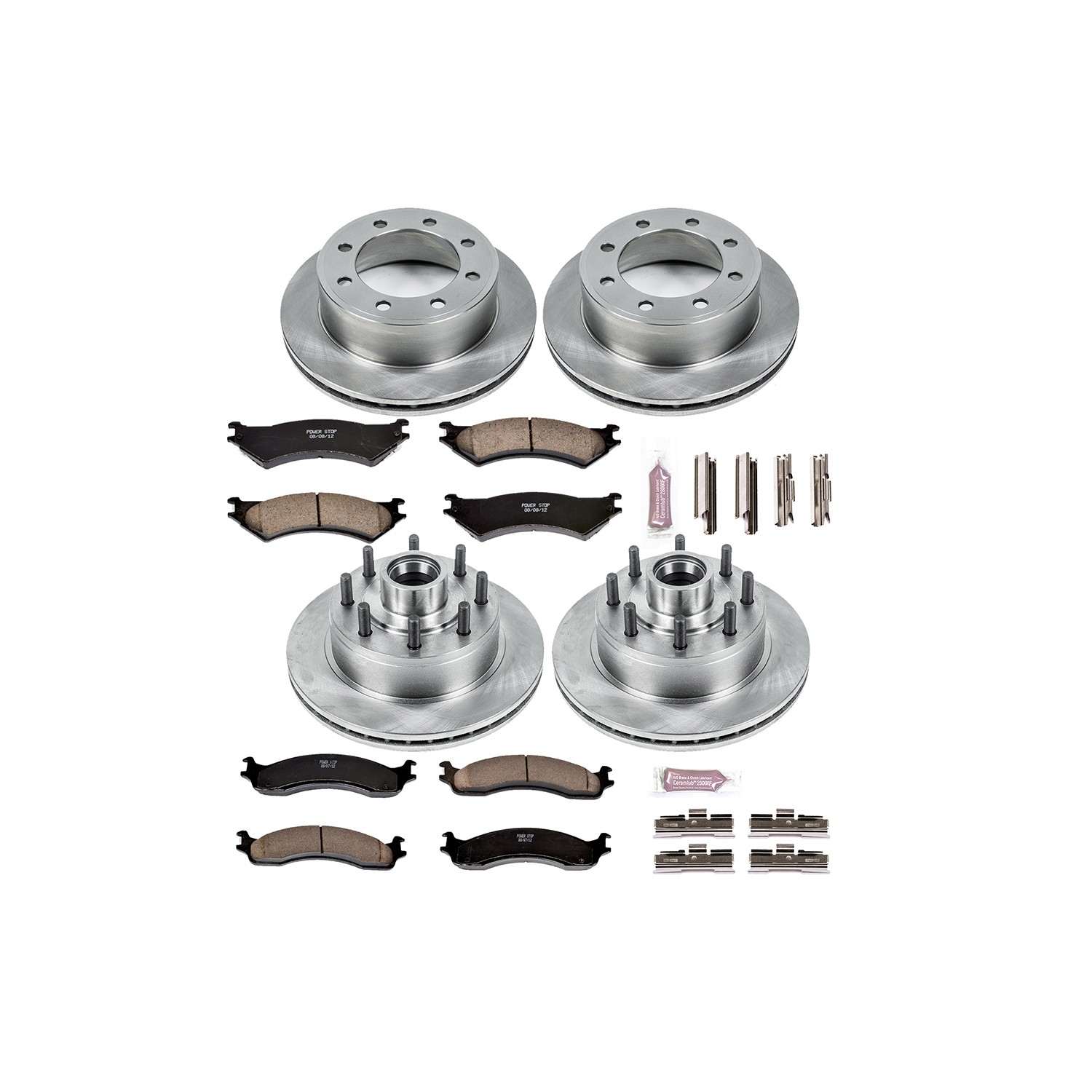 Power Stop 2007 Ford E-1500 Front & Rear Autospecialty Brake Kit